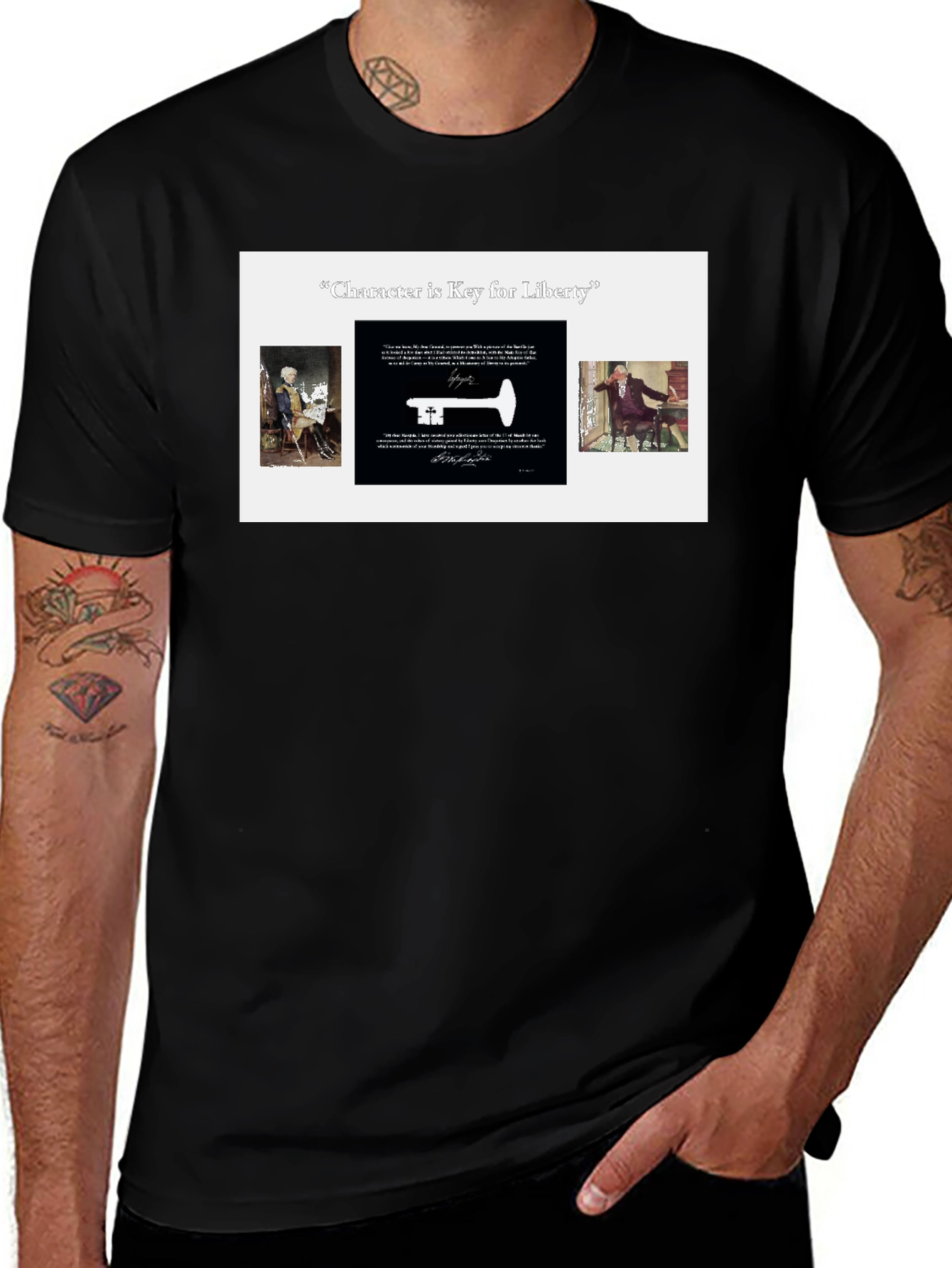 Character is Key Liberty Graphic T-Shirt