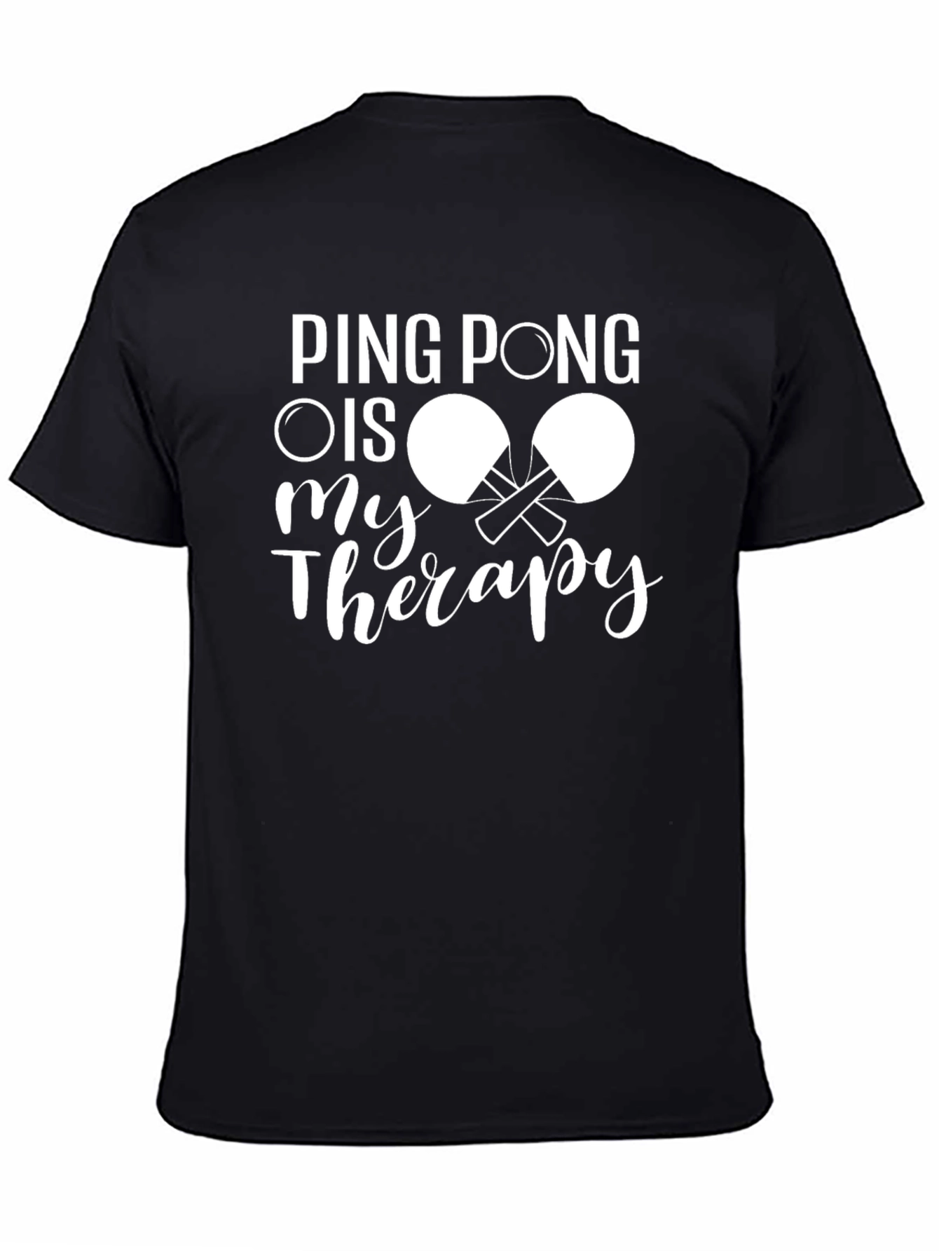 Ping Pong Is My Therapy T-Shirt Table Tennis Tee