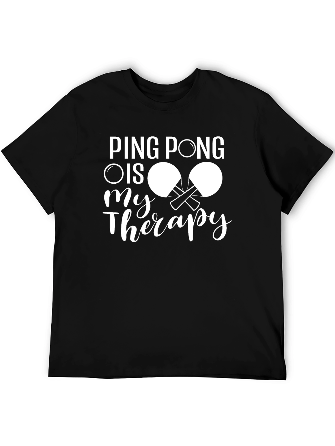 Ping Pong Is My Therapy T-Shirt Table Tennis Tee