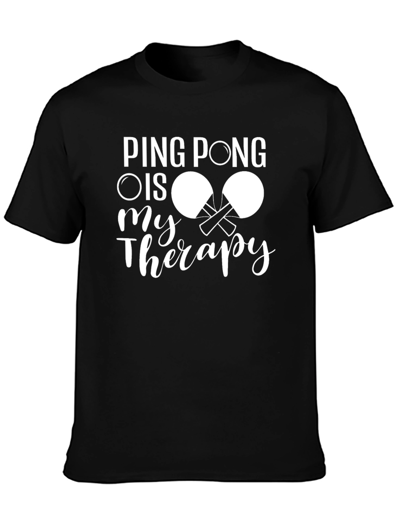 Ping Pong Is My Therapy T-Shirt Table Tennis Tee