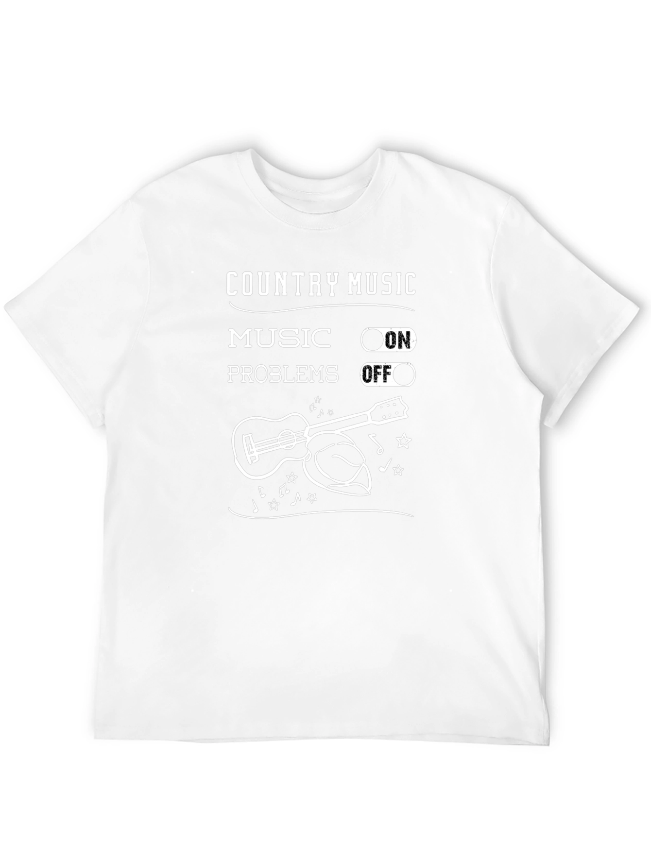 Country Music On Problems Off T-Shirt