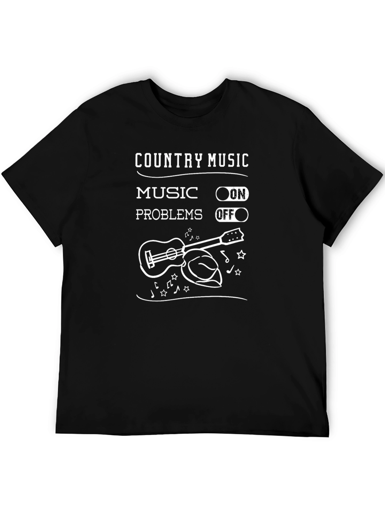 Country Music On Problems Off T-Shirt