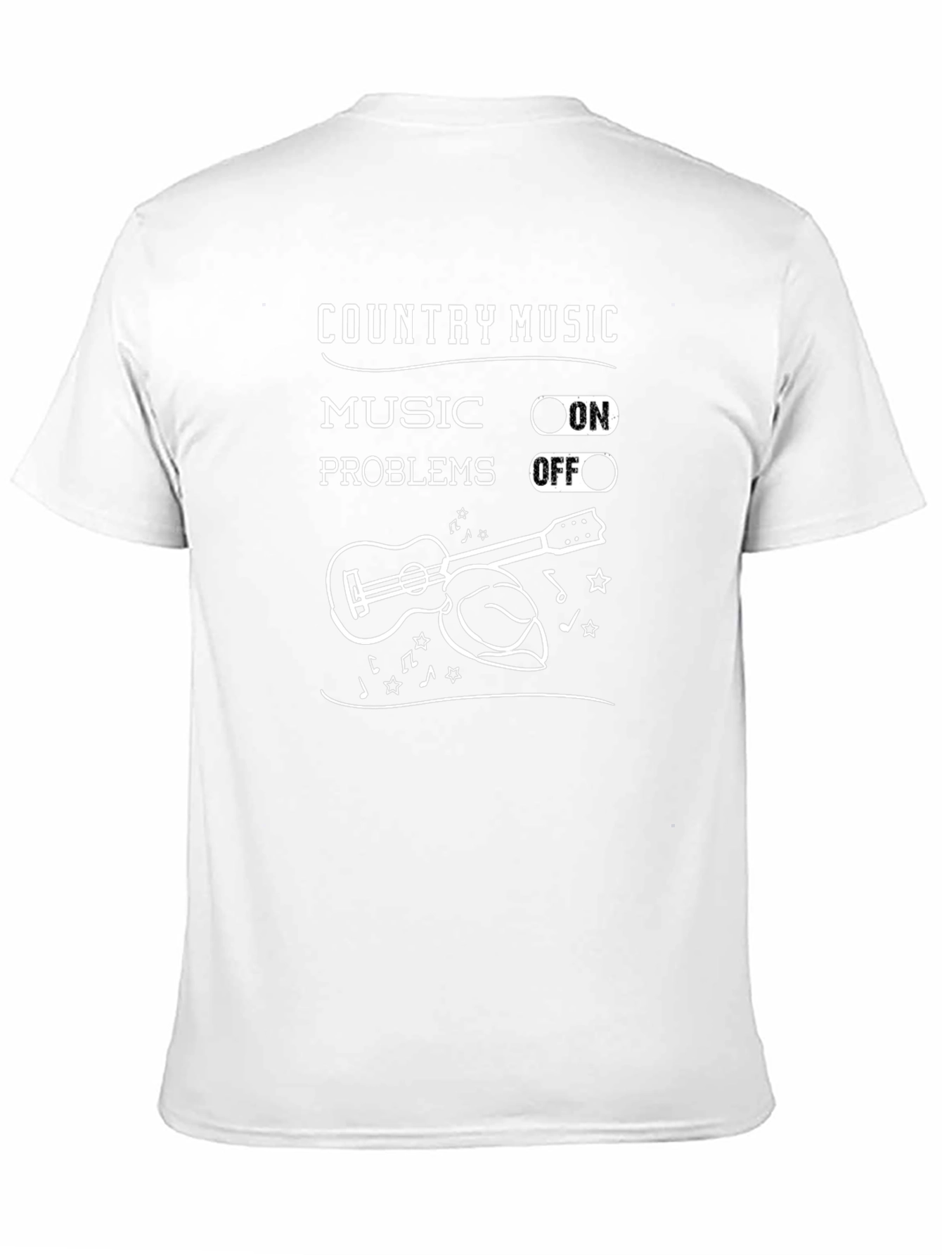 Country Music On Problems Off T-Shirt