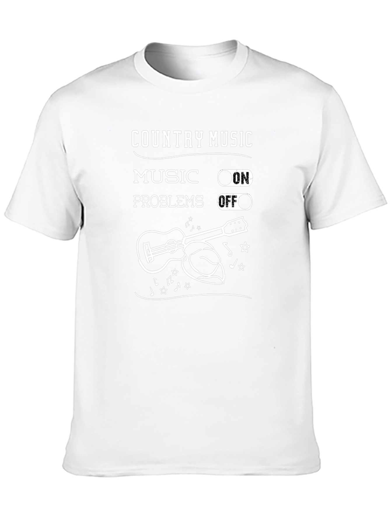 Country Music On Problems Off T-Shirt