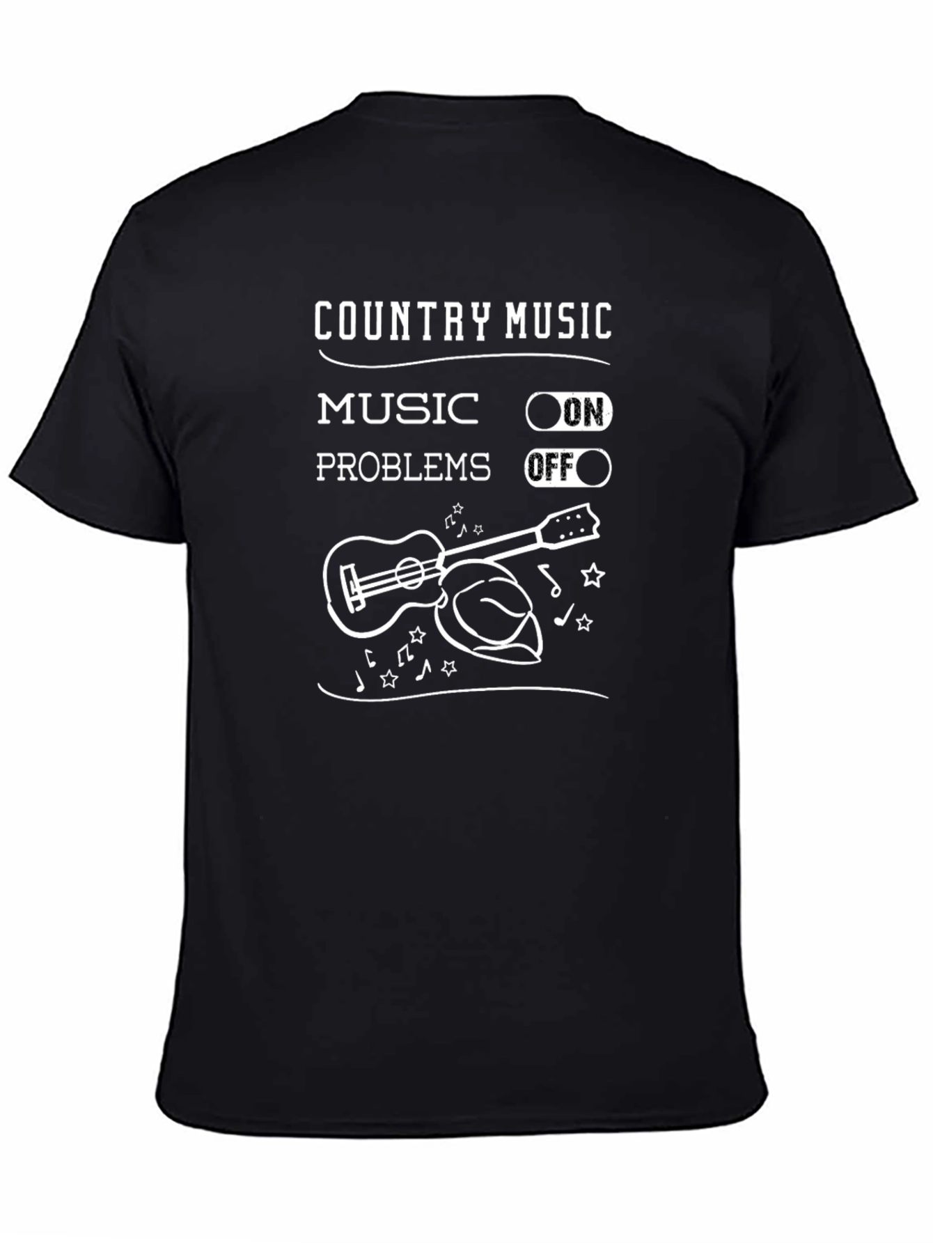 Country Music On Problems Off T-Shirt