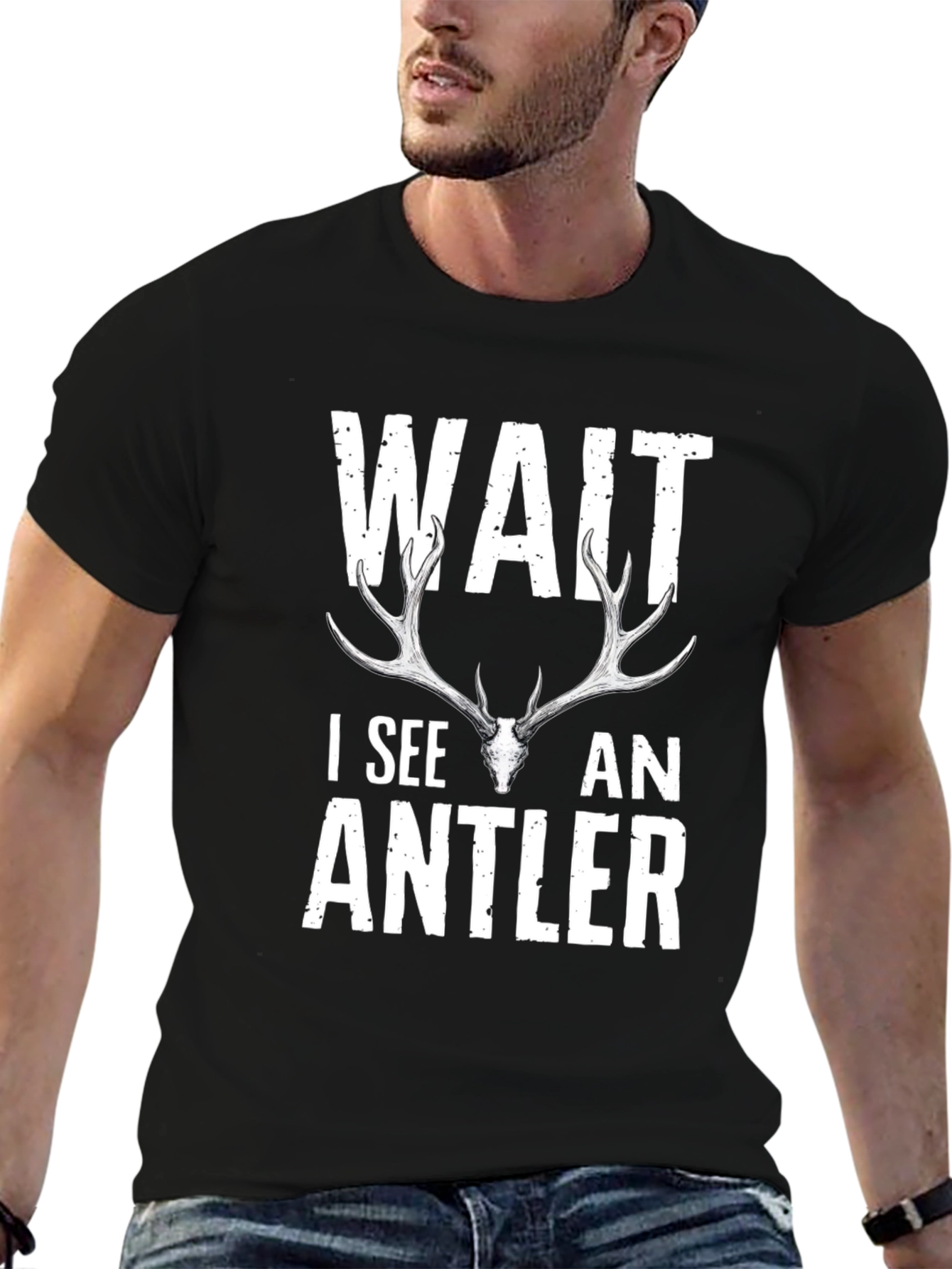 Wait I See An Antler Graphic Tee
