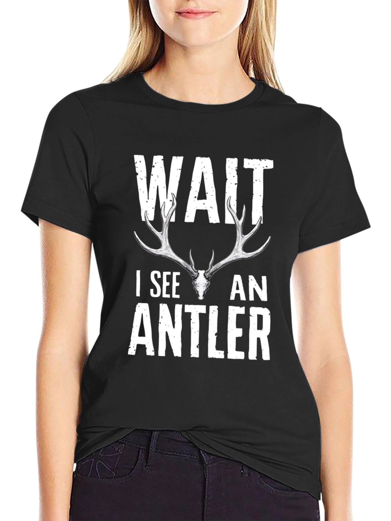 Wait I See An Antler Graphic Tee