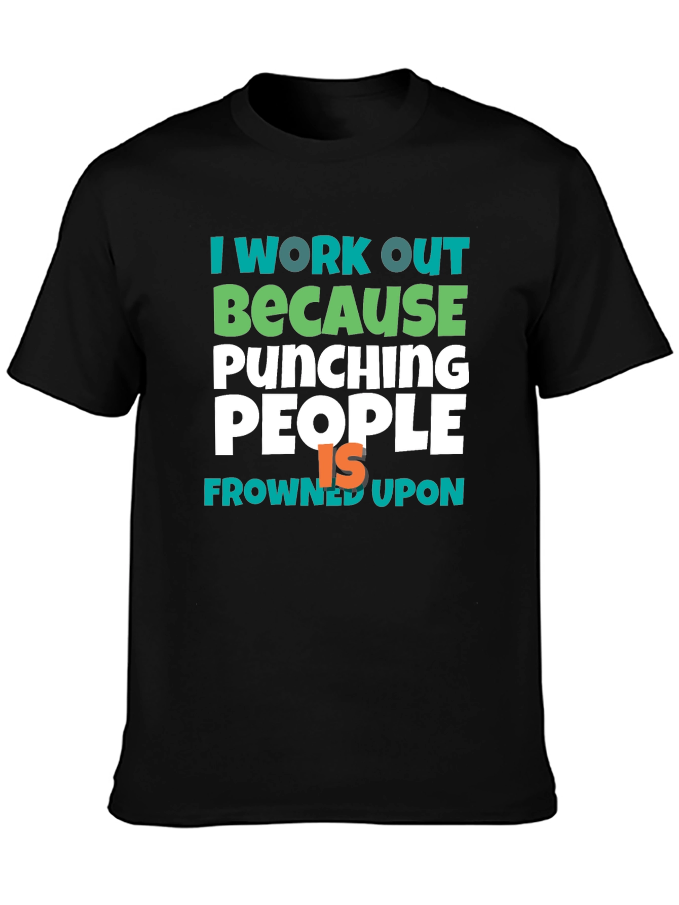 Workout Motivation Tee - Punching People