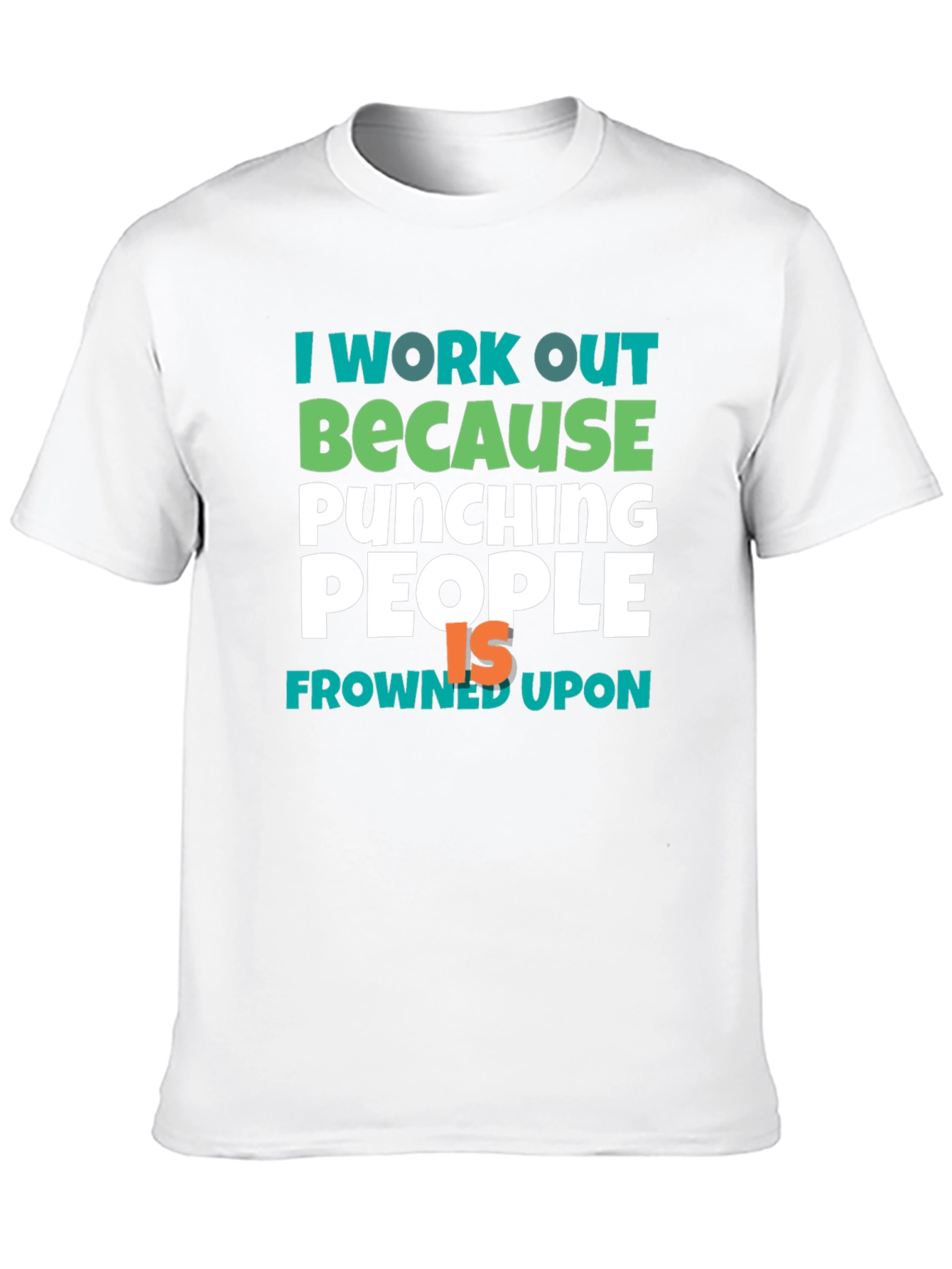 Workout Motivation Tee - Punching People