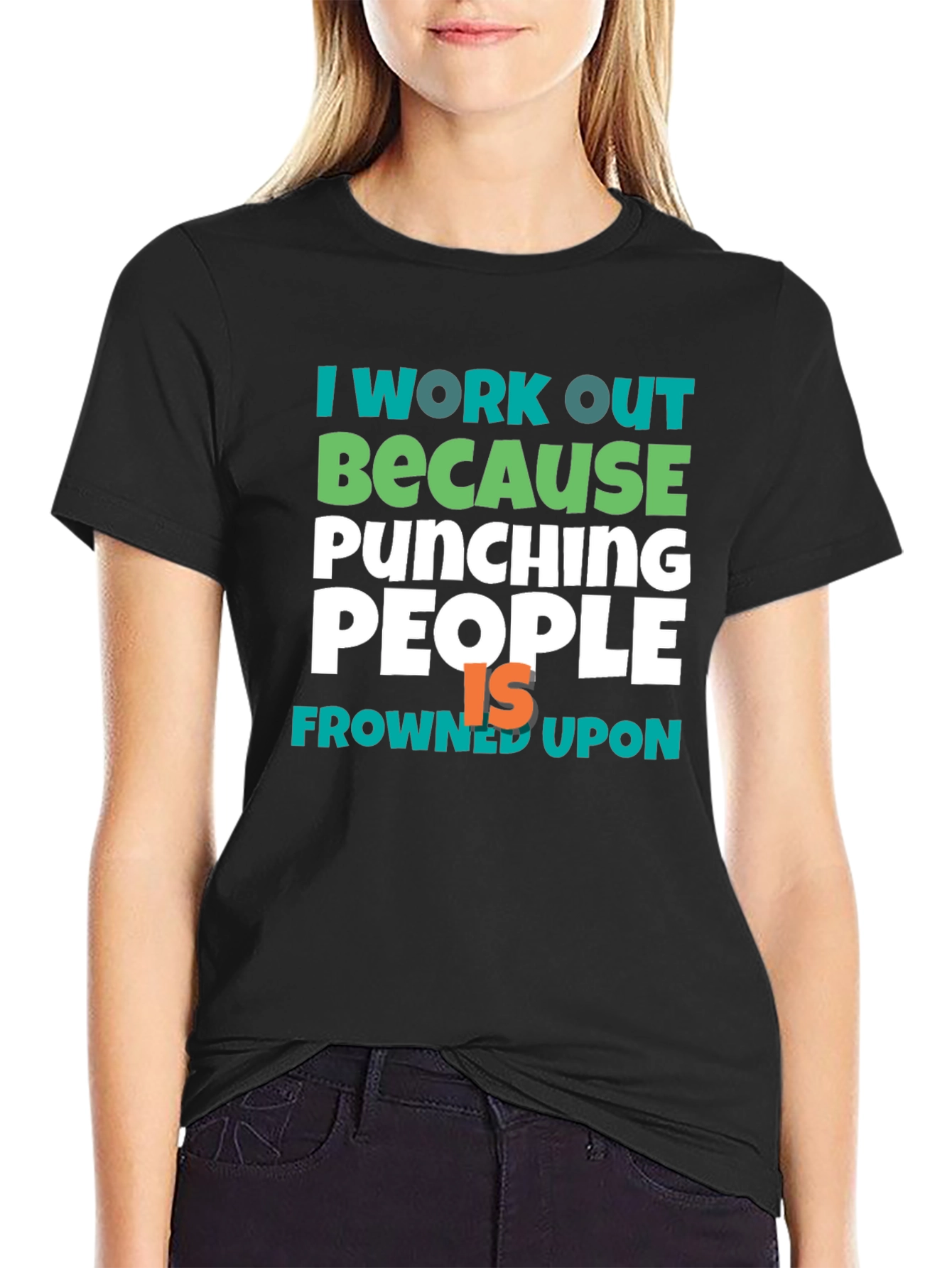 Workout Motivation Tee - Punching People