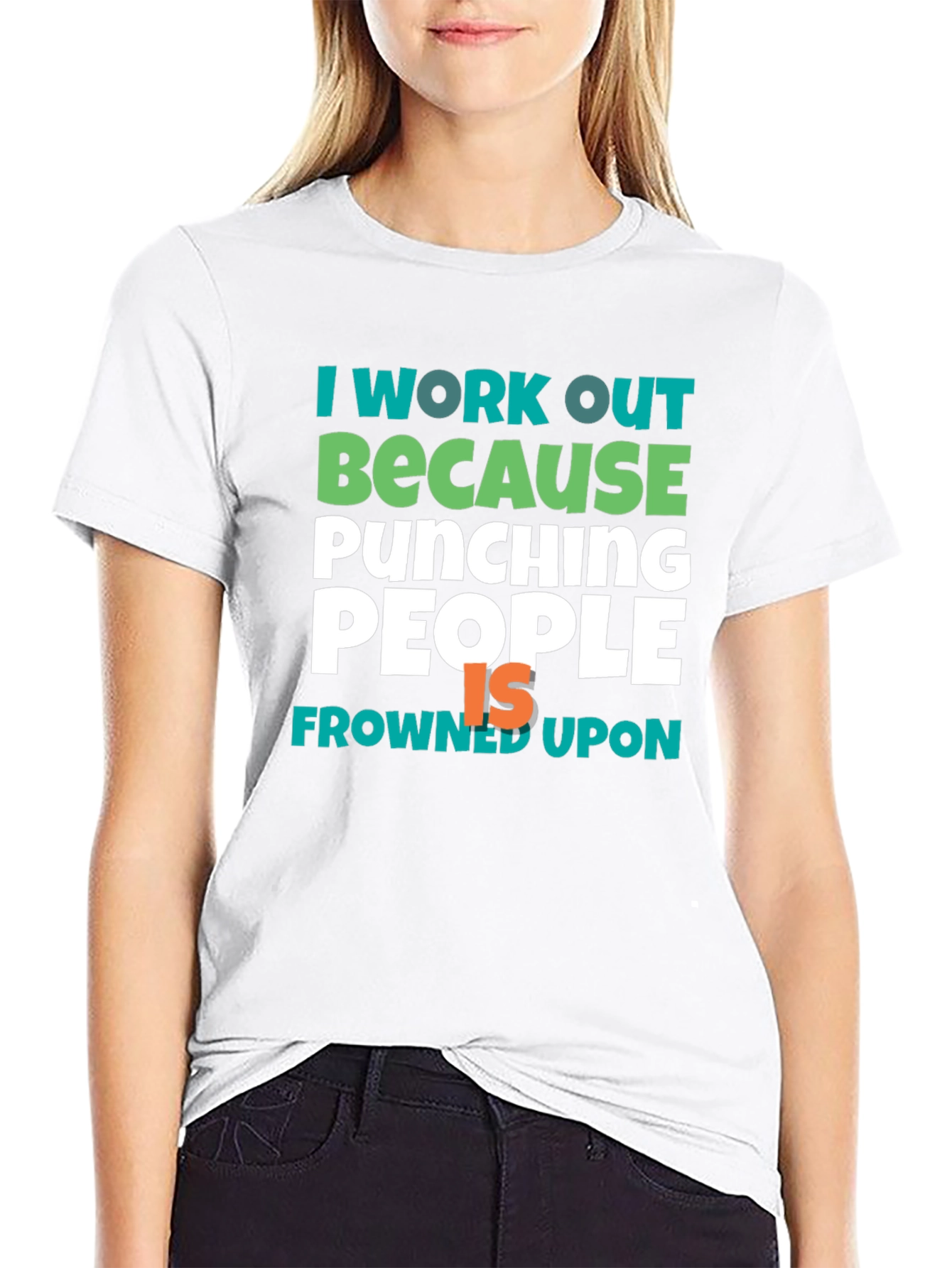 Workout Motivation Tee - Punching People