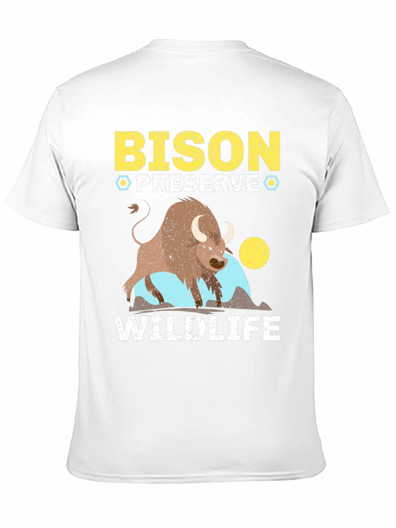 Bison Preserve Wildlife Graphic Tee