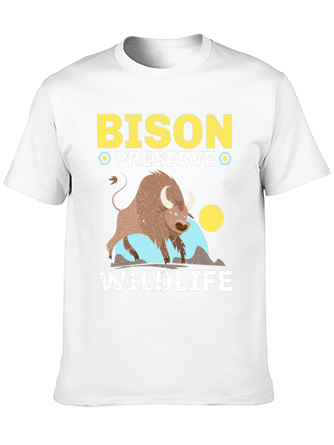 Bison Preserve Wildlife Graphic Tee