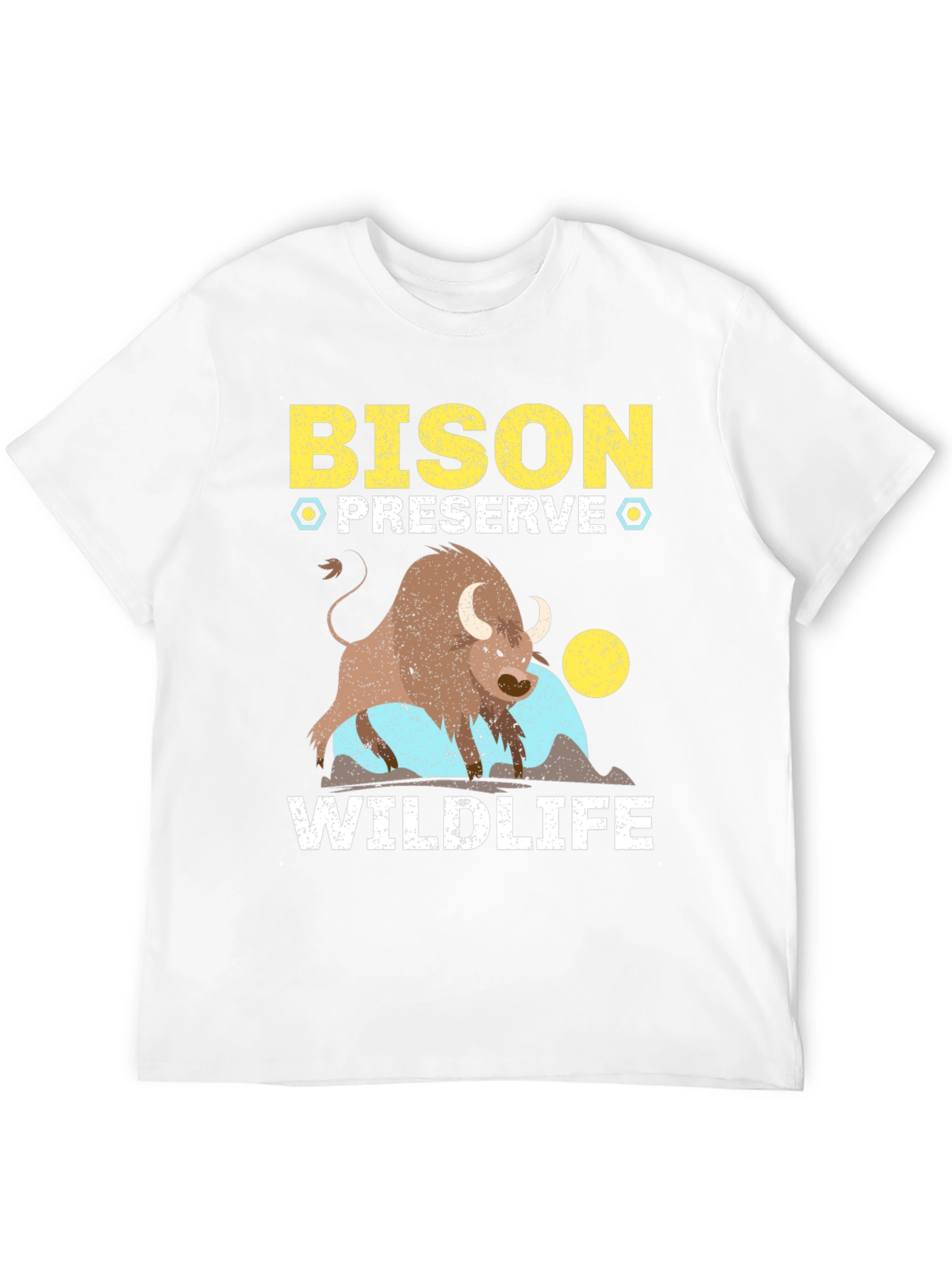 Bison Preserve Wildlife Graphic Tee