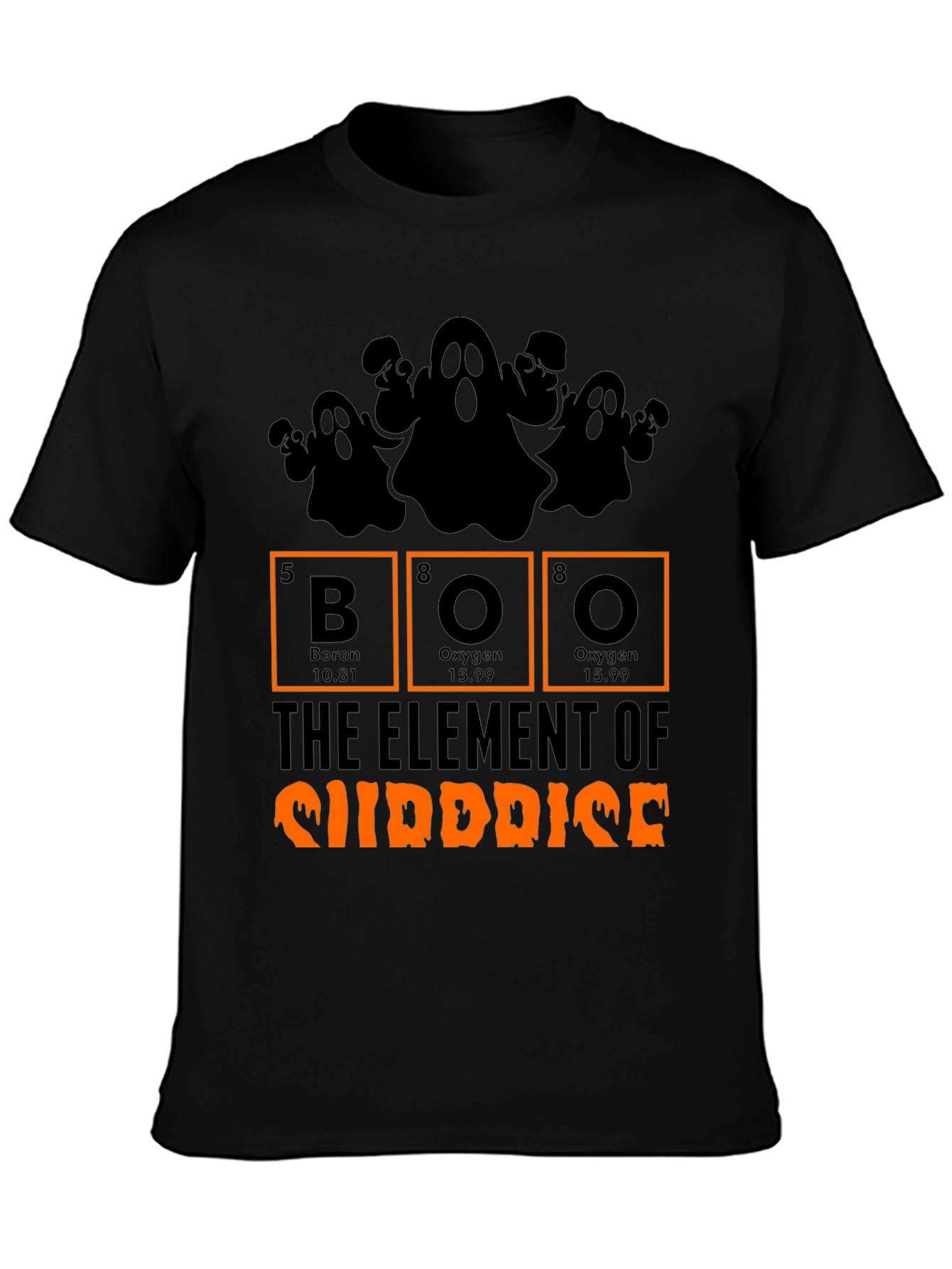 Halloween Boo Element of Surprise Graphic Tee