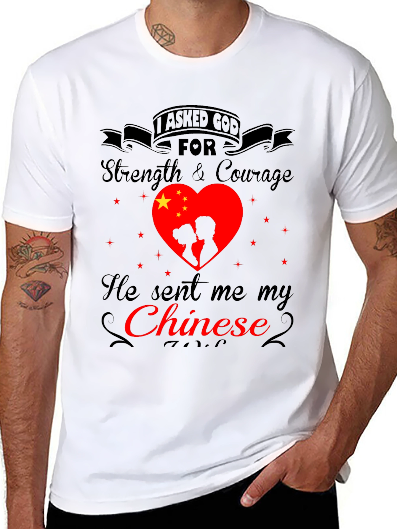 I Asked God For My Chinese T-Shirt