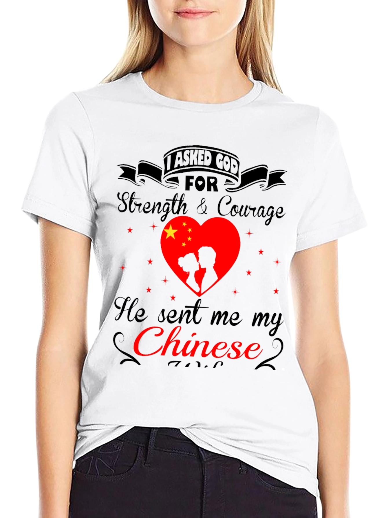 I Asked God For My Chinese T-Shirt