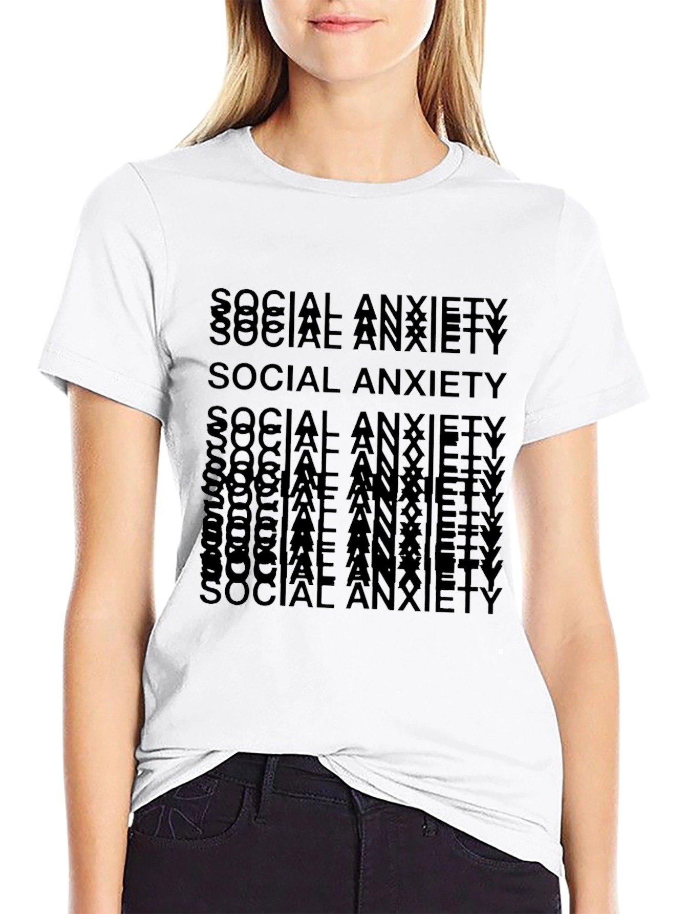Social Anxiety Graphic T-Shirt