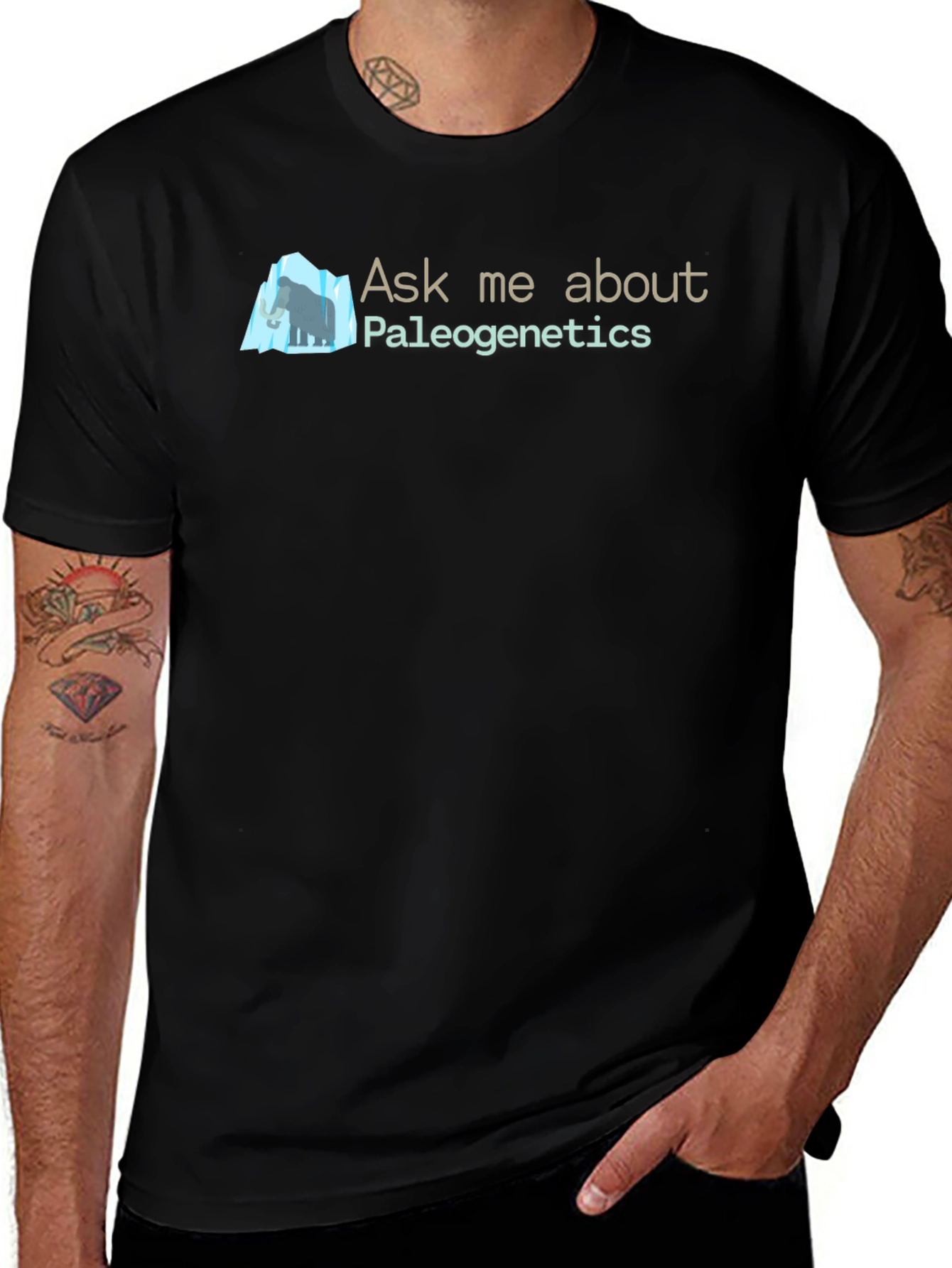 Paleogenetics Ask Me About T-Shirt