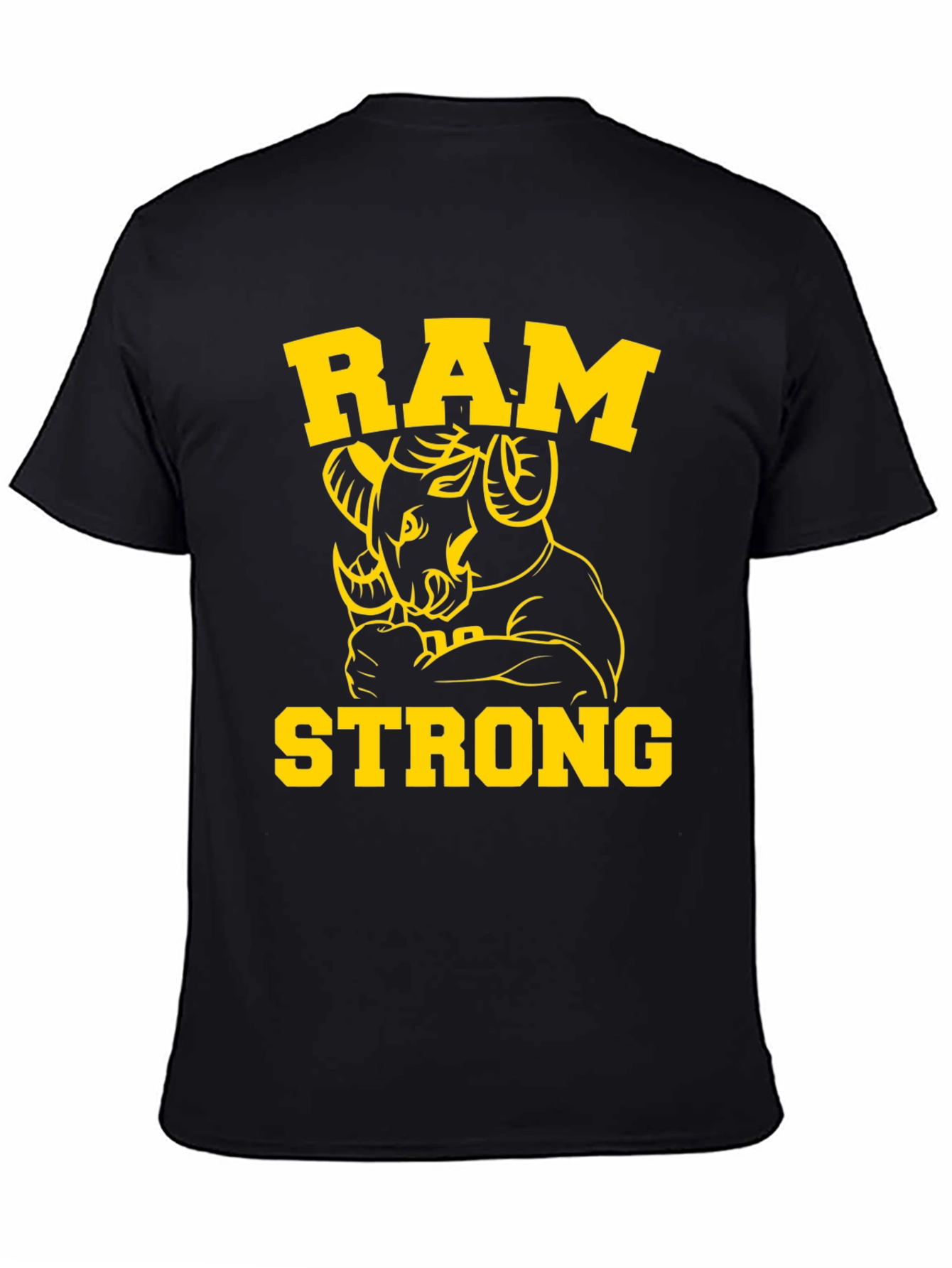 Ram Strong Graphic Tee - Mens Black T-Shirt