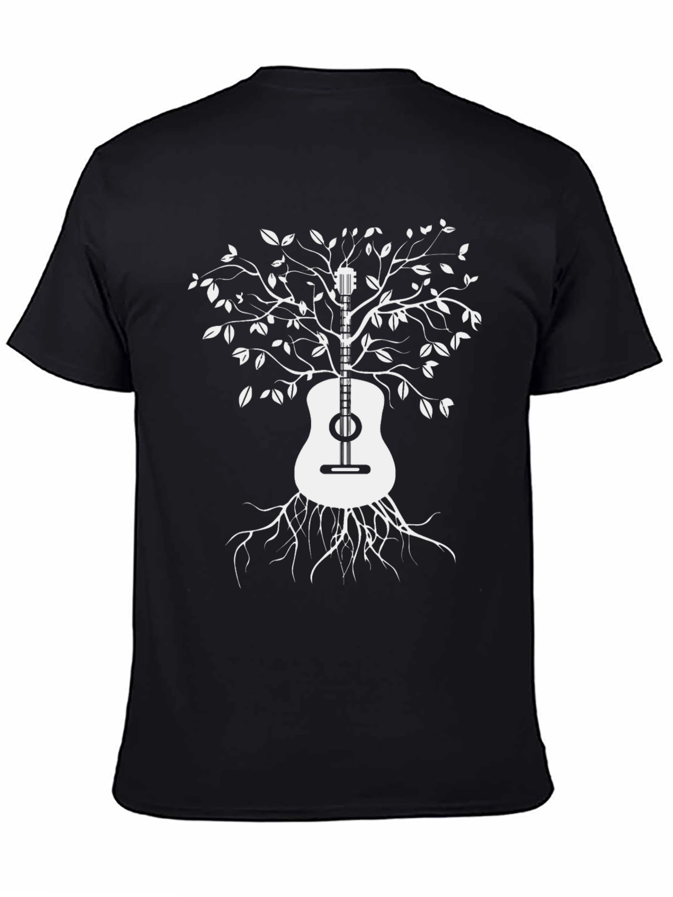 Guitar Tree Black Graphic Tee