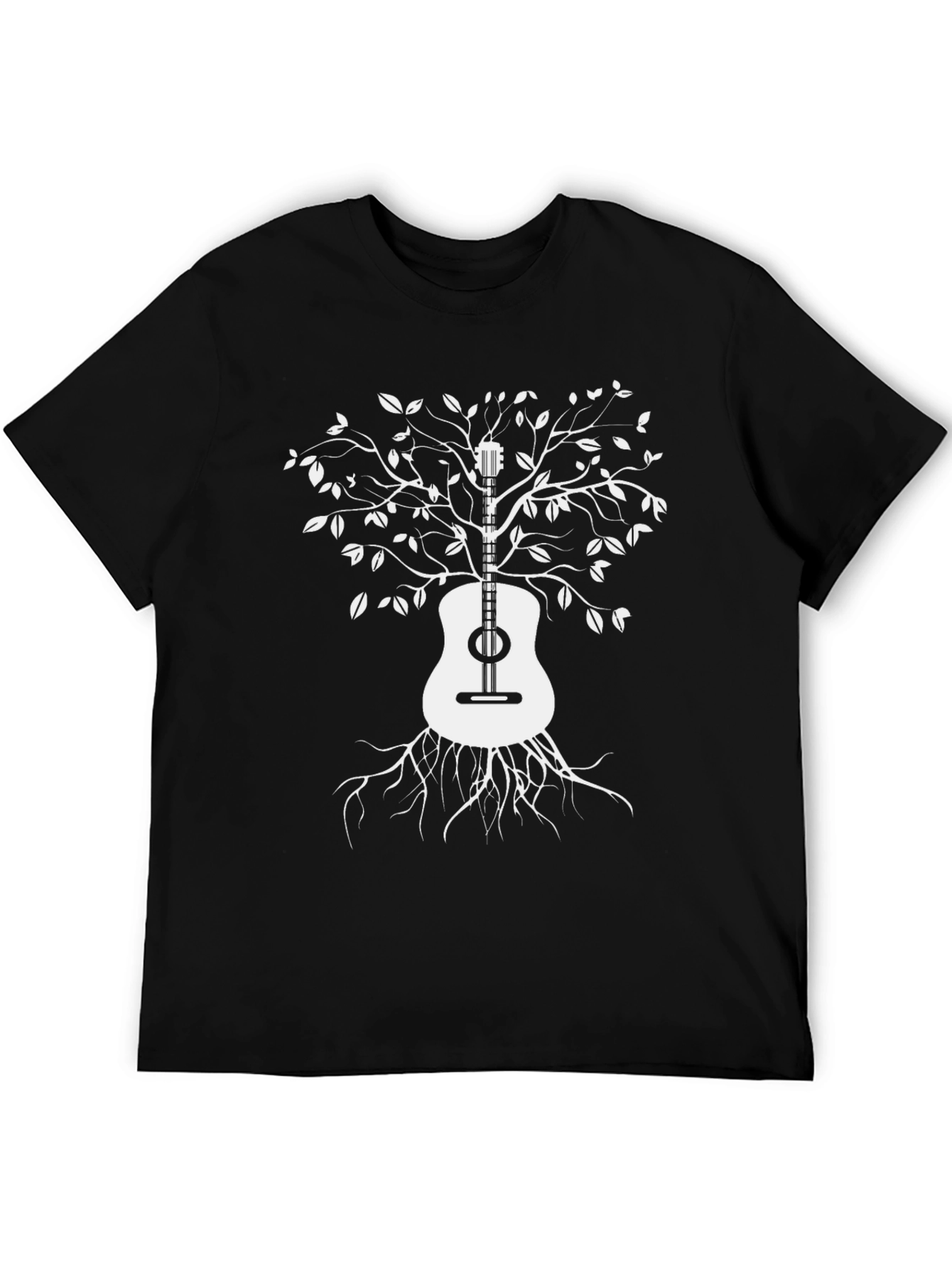 Guitar Tree Black Graphic Tee
