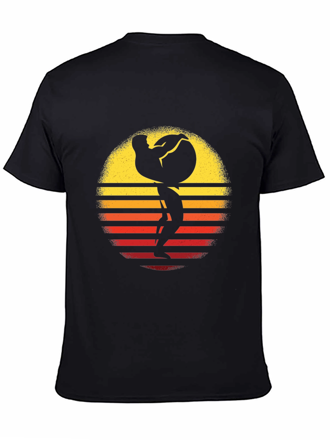 Atlas Sunset Graphic Tee - Black
