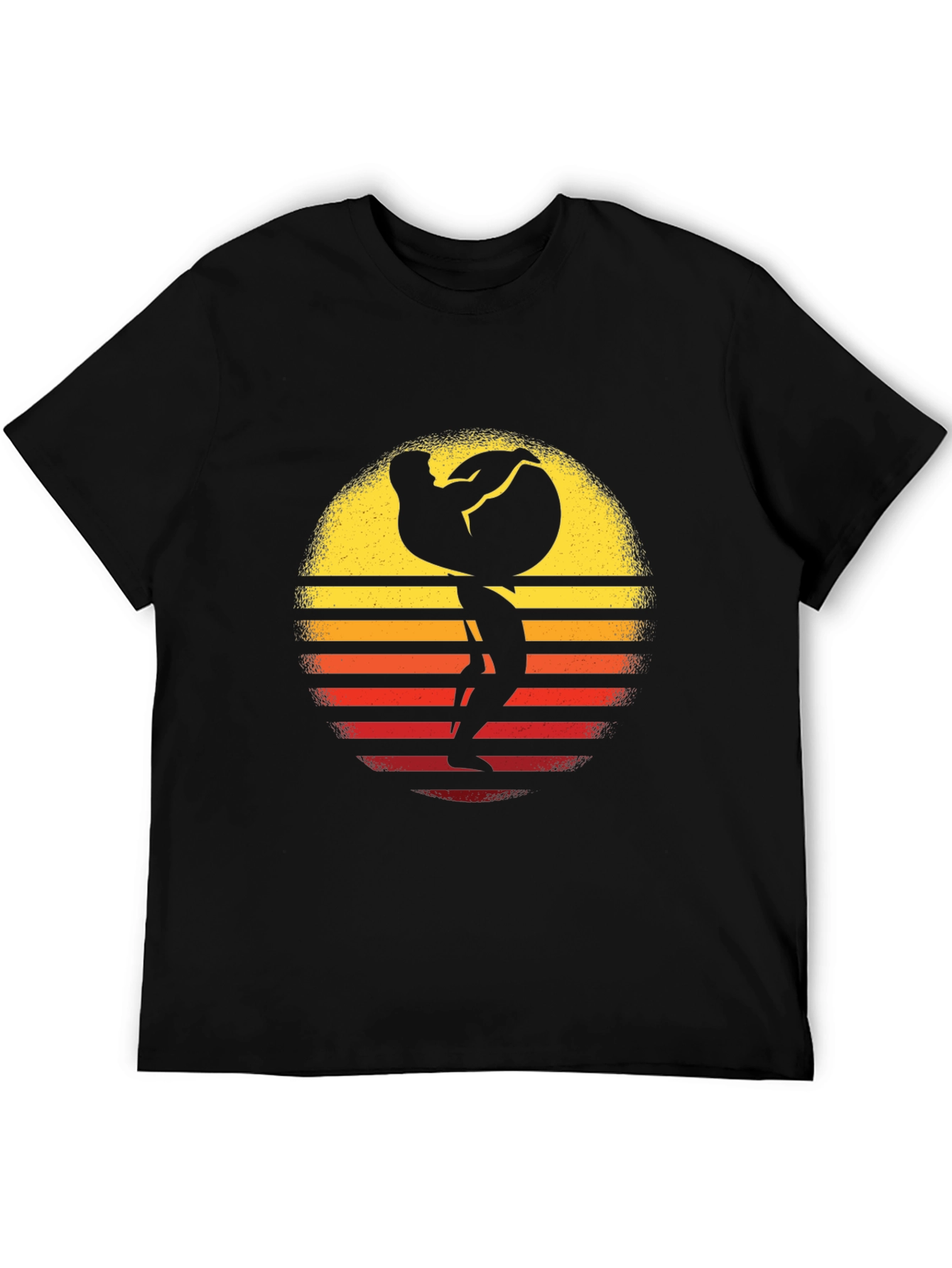 Atlas Sunset Graphic Tee - Black