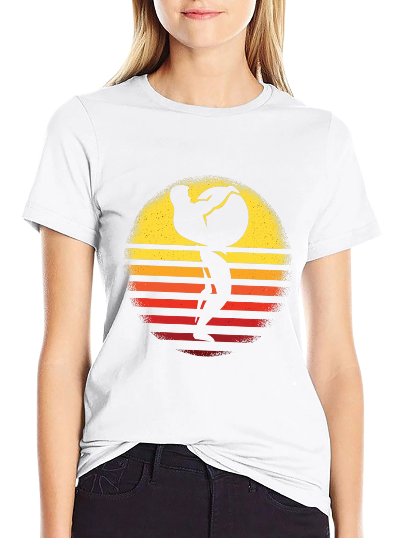 Atlas Sunset Graphic Tee - Black