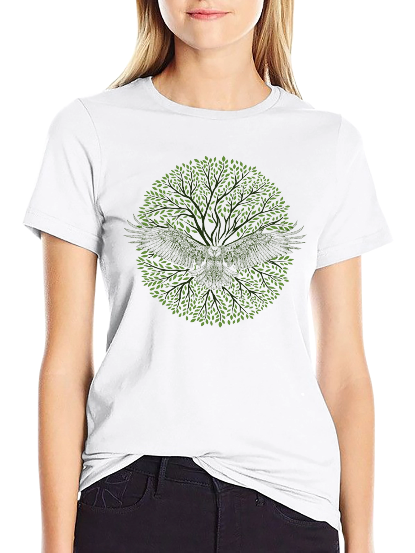 Tree of Life Raven Graphic T-Shirt