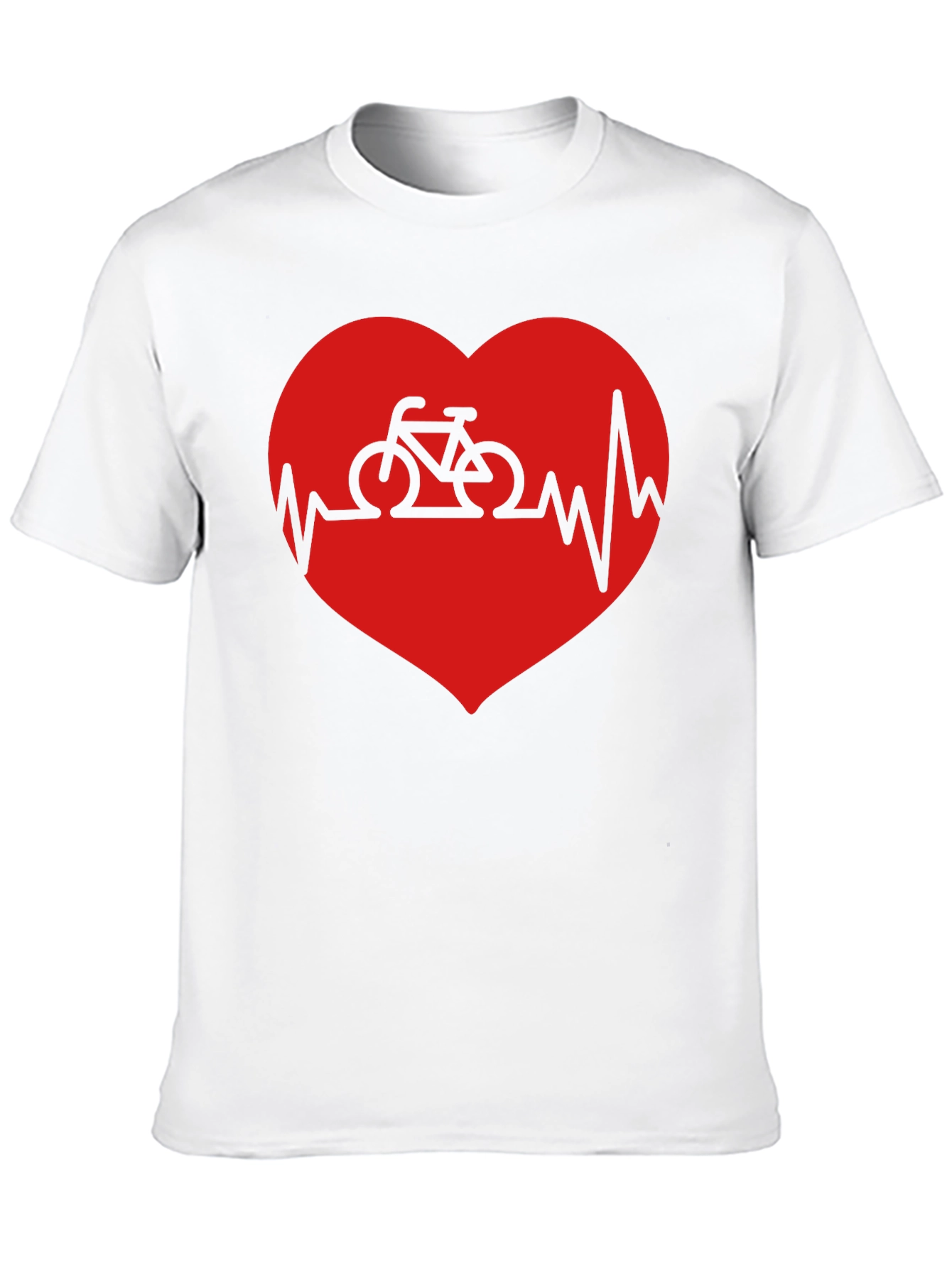 Cycling Heartbeat T-Shirt - Ride On!