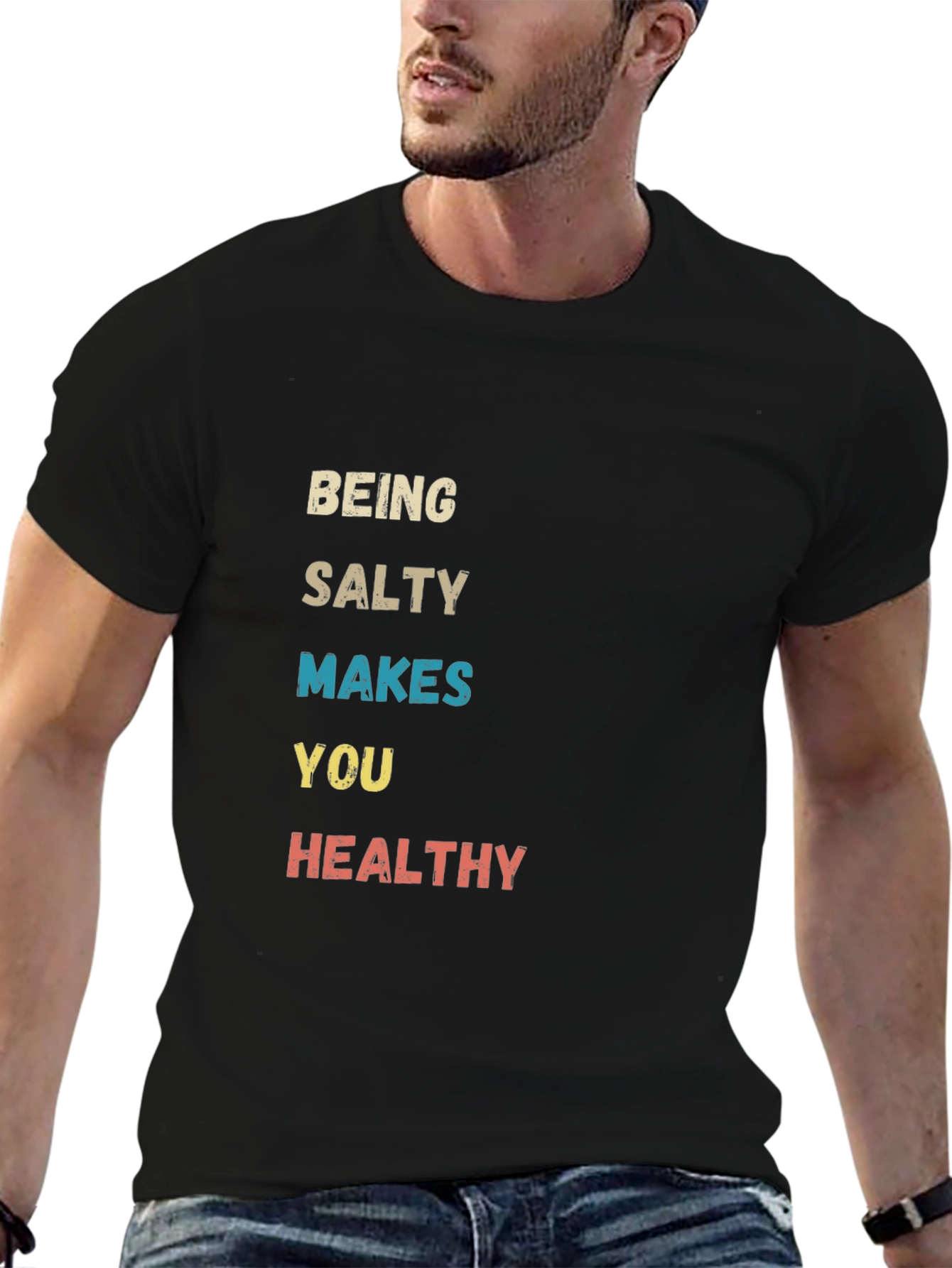 Salty Makes You Healthy Graphic Tee