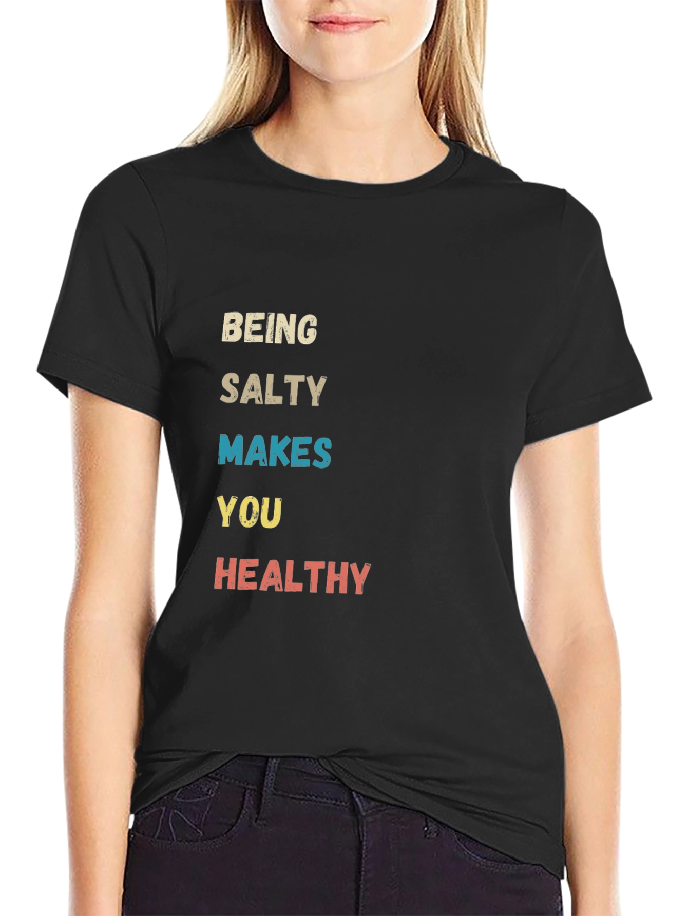 Salty Makes You Healthy Graphic Tee