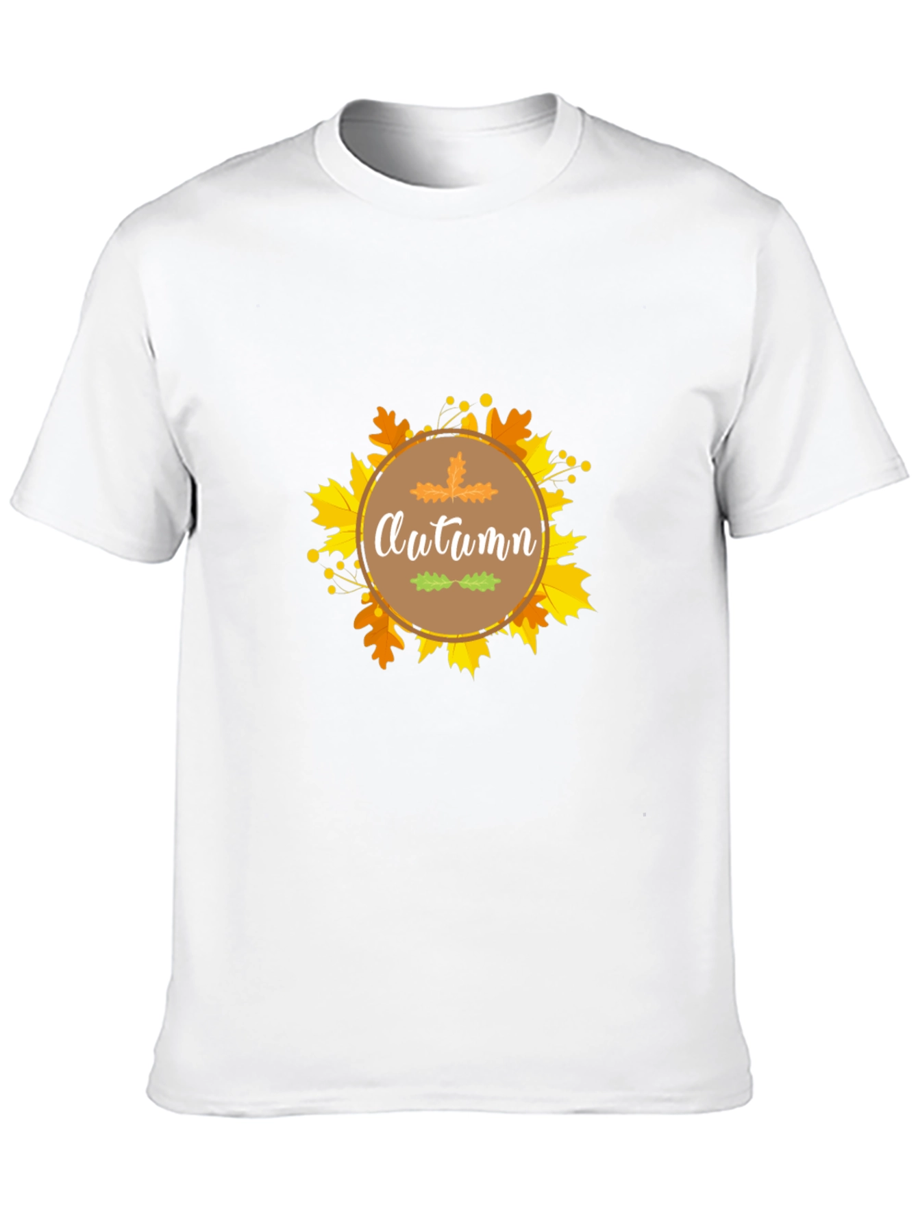 Autumn Leaves Black T-Shirt