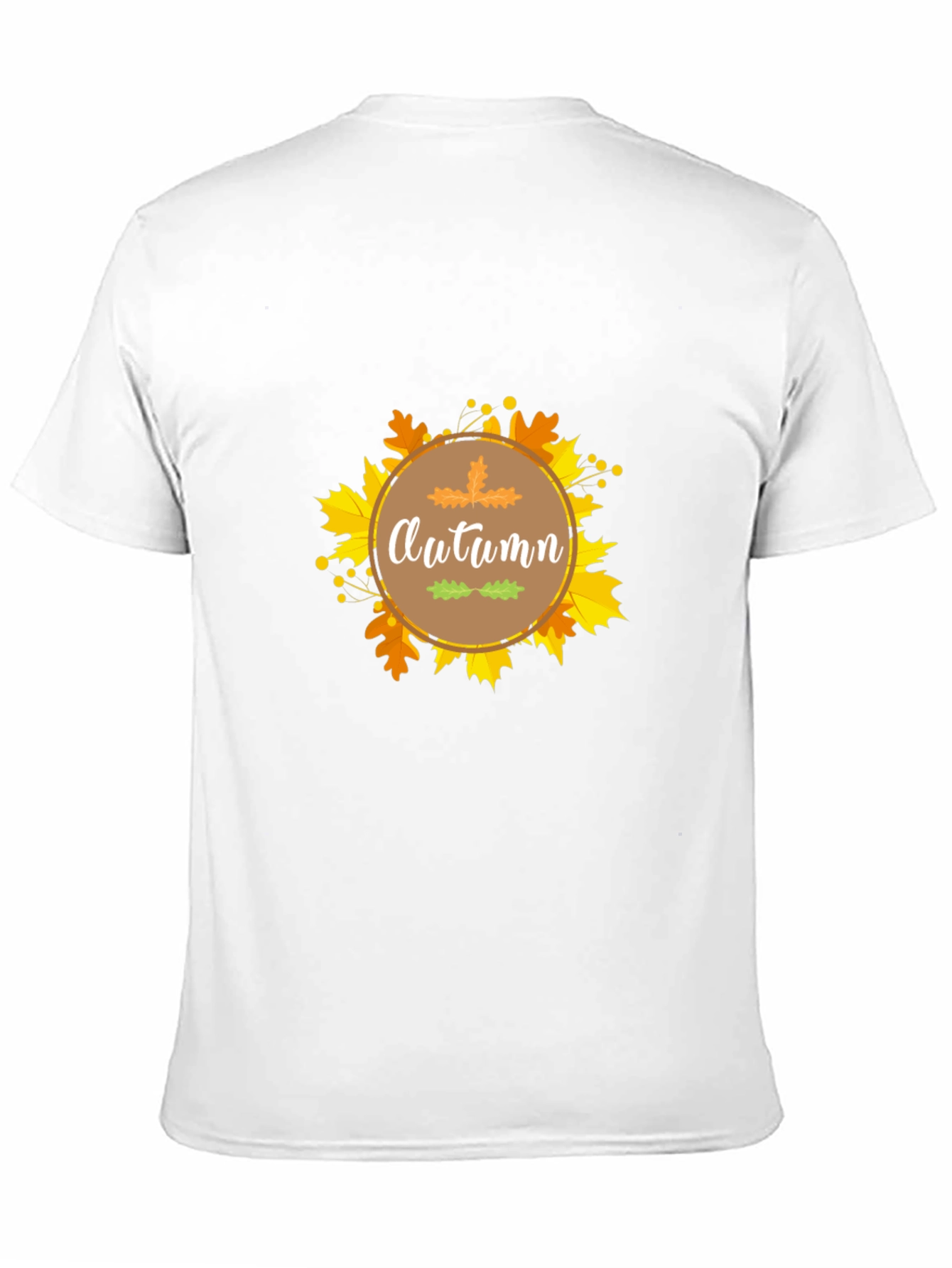 Autumn Leaves Black T-Shirt