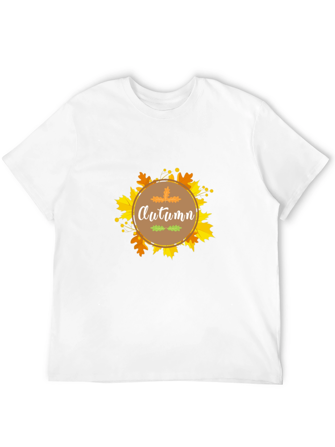 Autumn Leaves Black T-Shirt