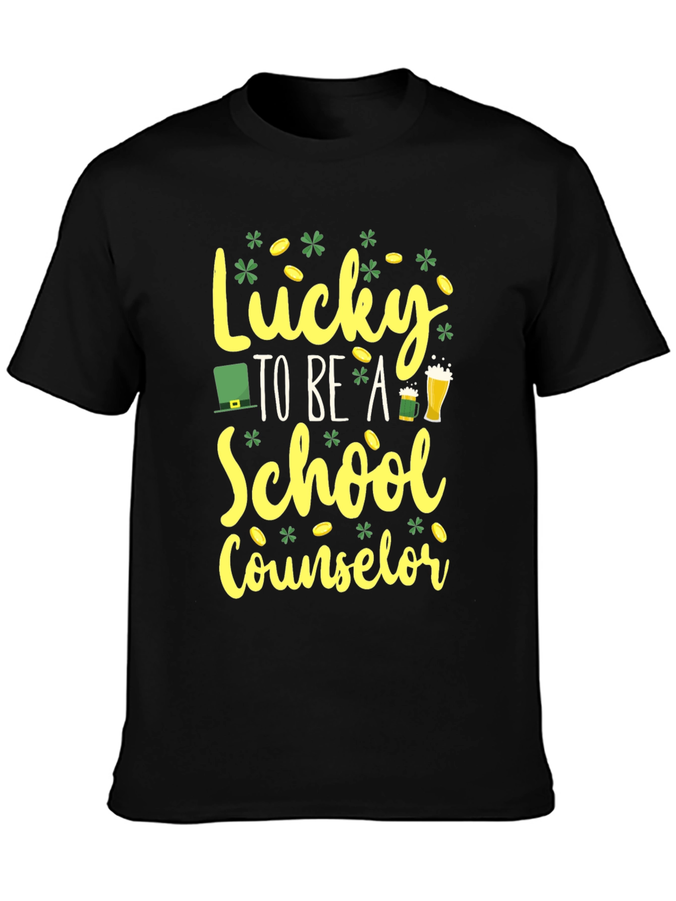 Lucky School Counselor St. Patricks Day T-Shirt