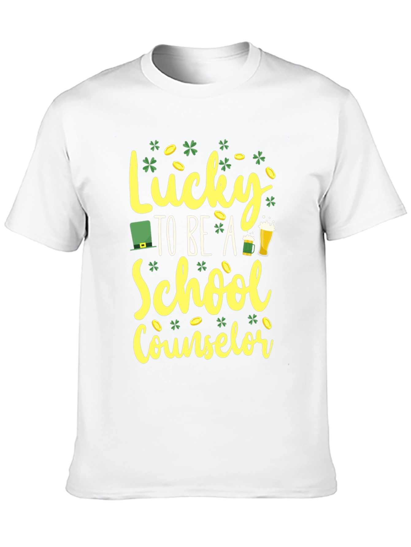Lucky School Counselor St. Patricks Day T-Shirt