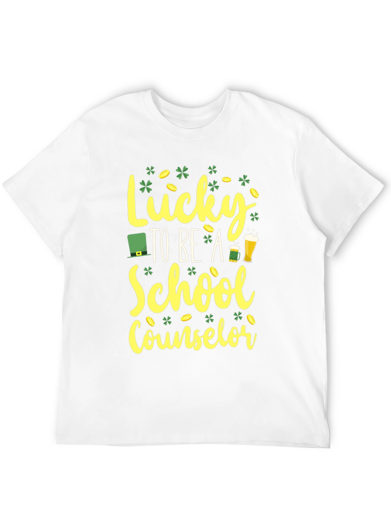 Lucky School Counselor St. Patricks Day T-Shirt