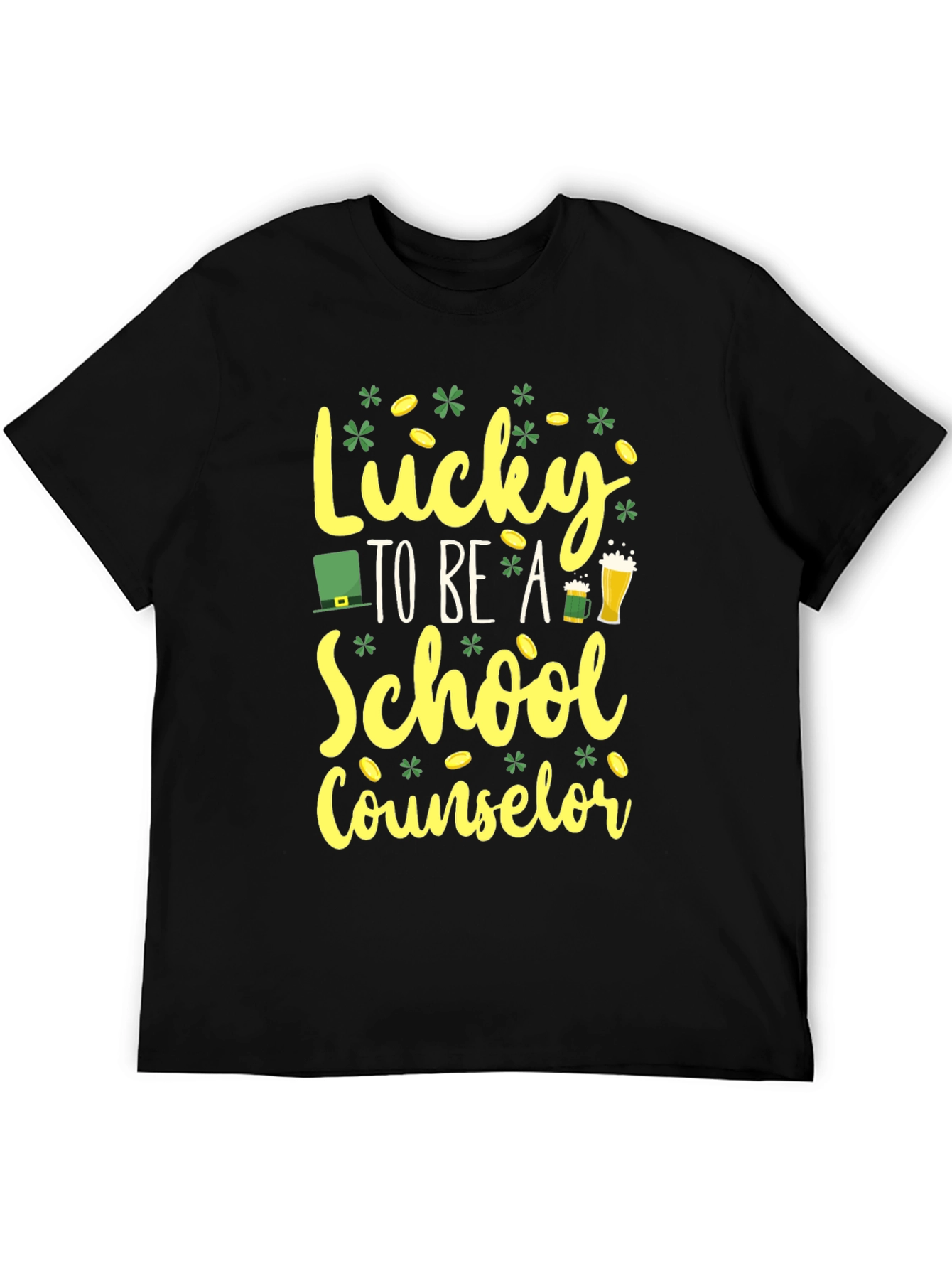 Lucky School Counselor St. Patricks Day T-Shirt