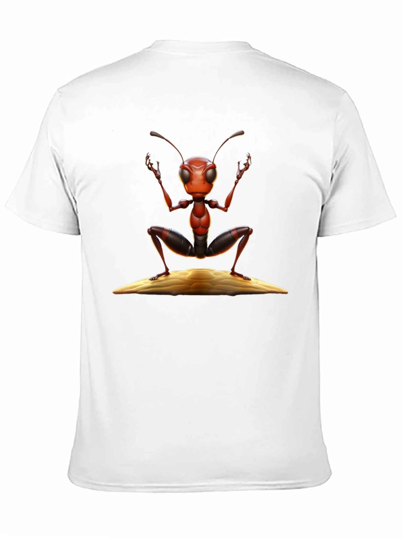 Ant Graphic T-Shirt - Black Cotton Tee