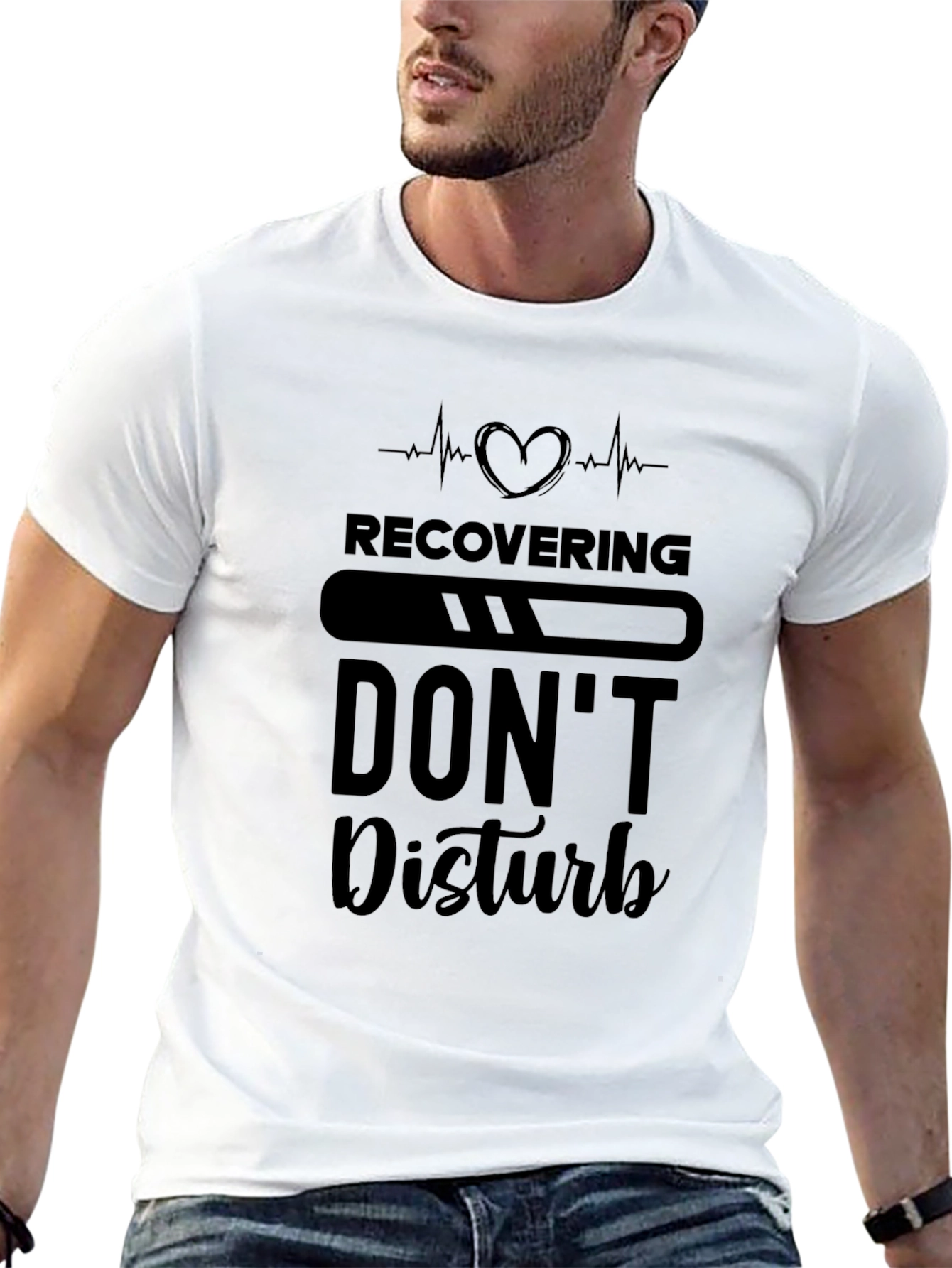 Recovering Dont Disturb Graphic Tee