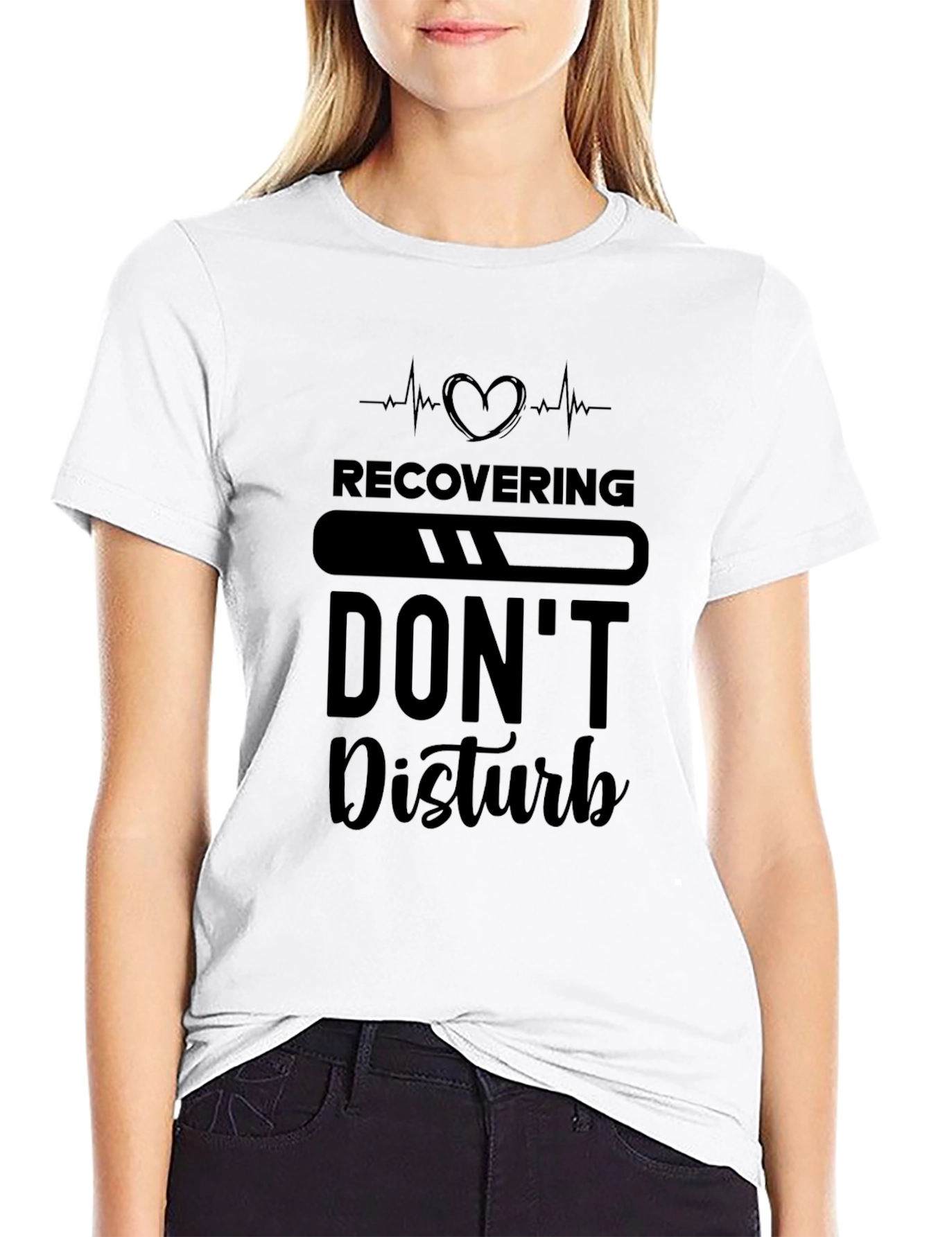 Recovering Dont Disturb Graphic Tee