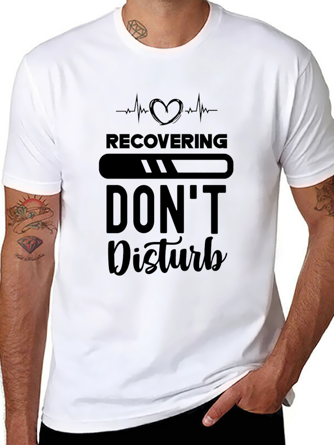 Recovering Dont Disturb Graphic Tee