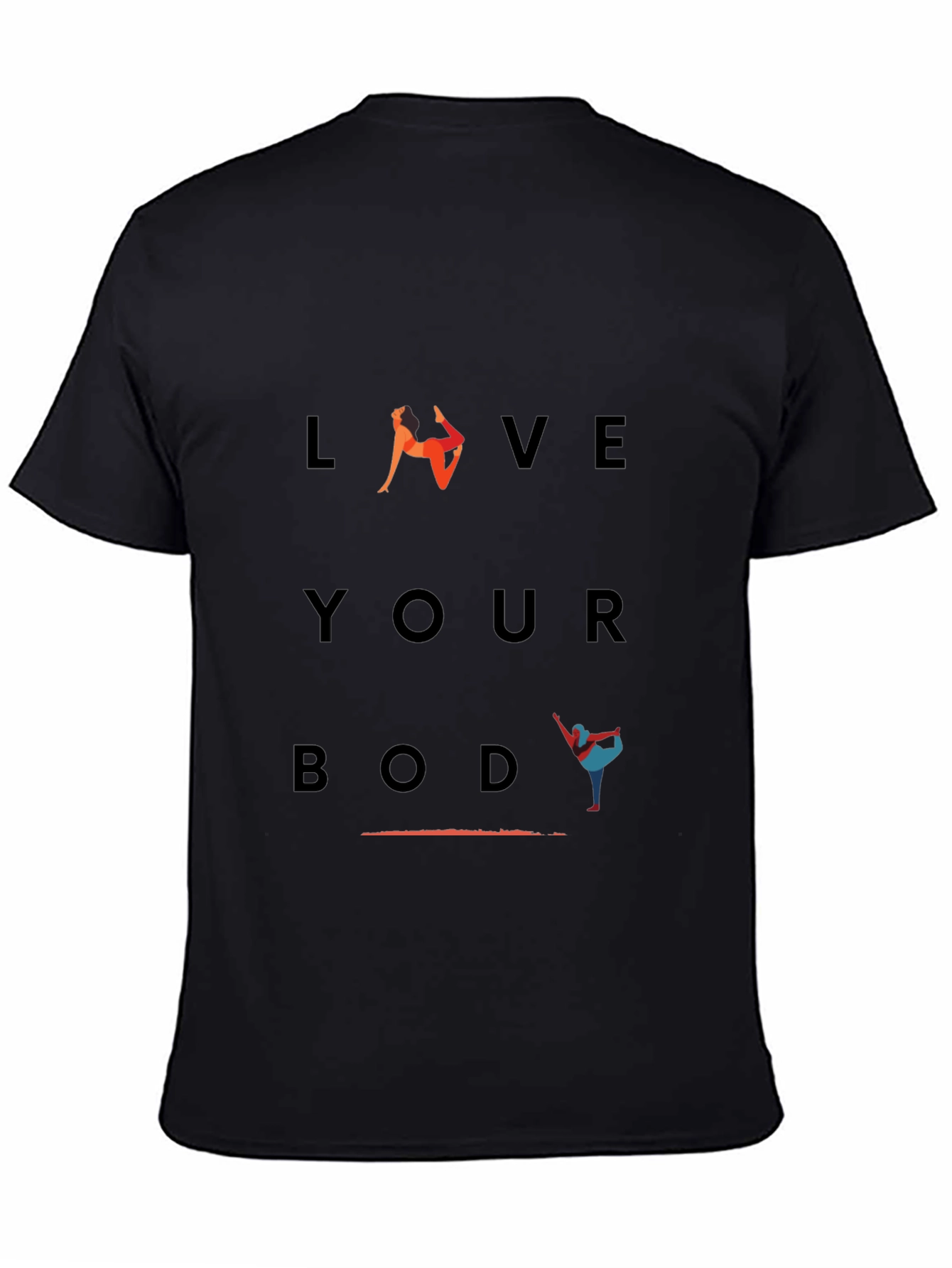 Love Your Body Yoga Graphic T-Shirt