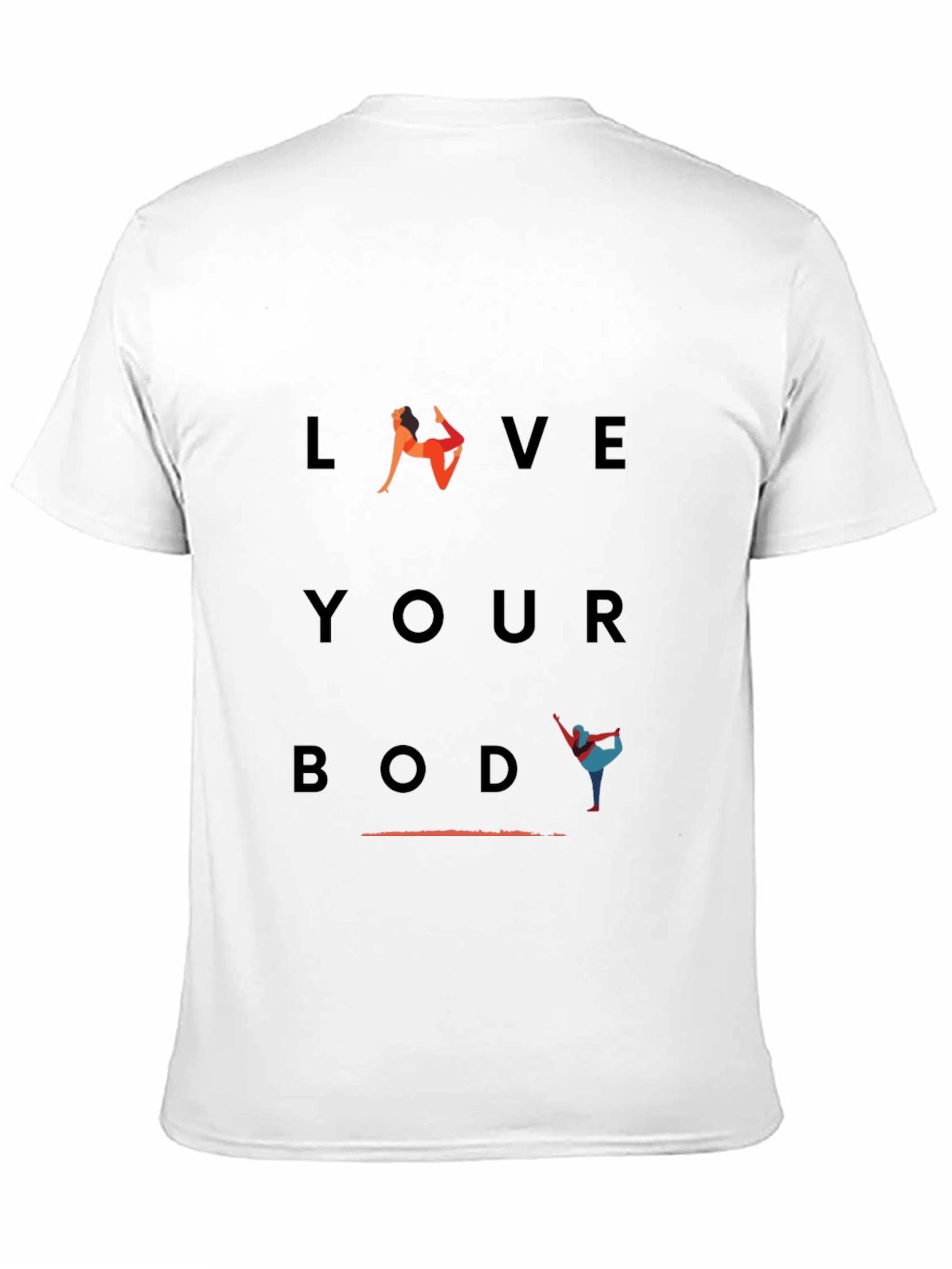 Love Your Body Yoga Graphic T-Shirt