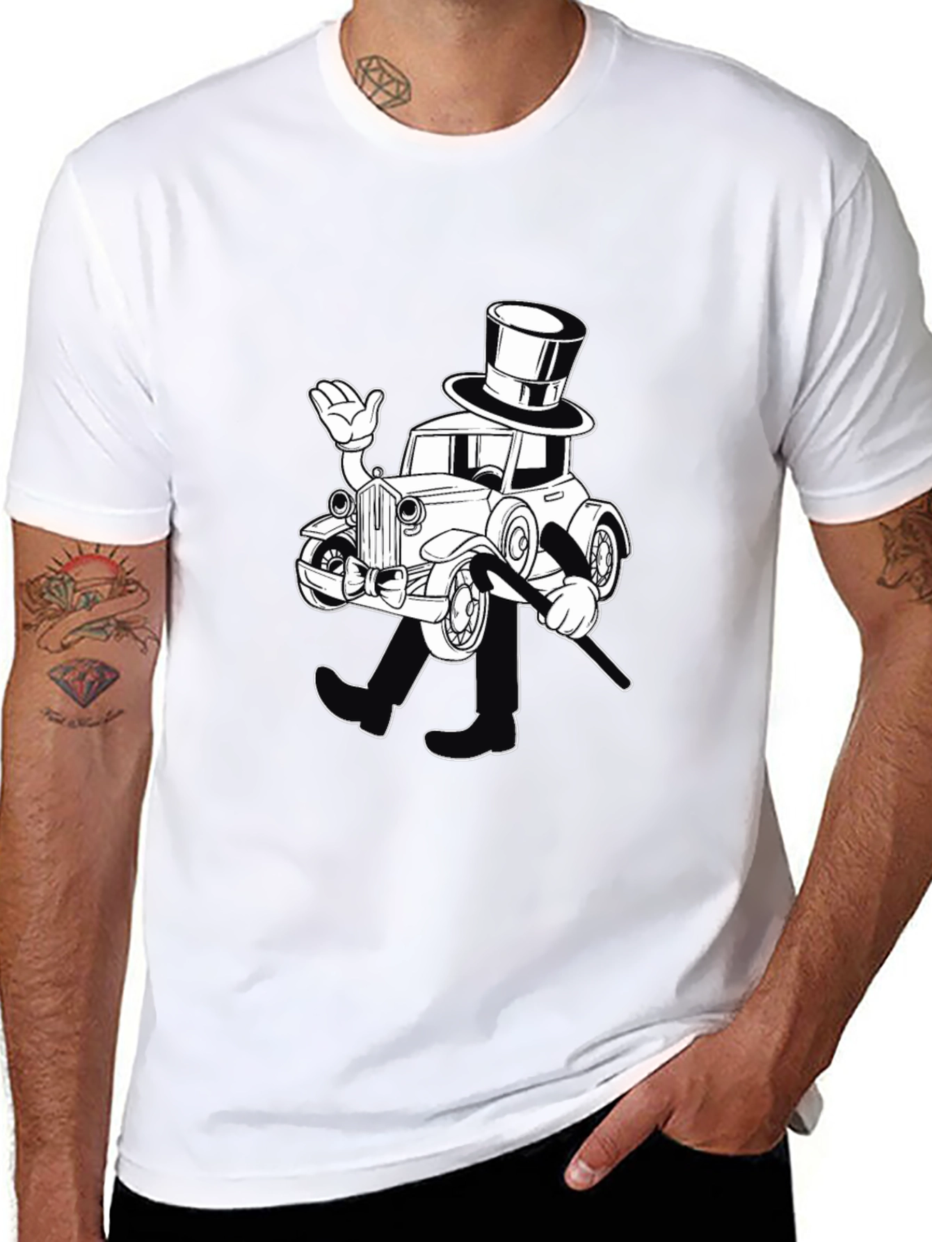 Monopoly Car T-Shirt - Black