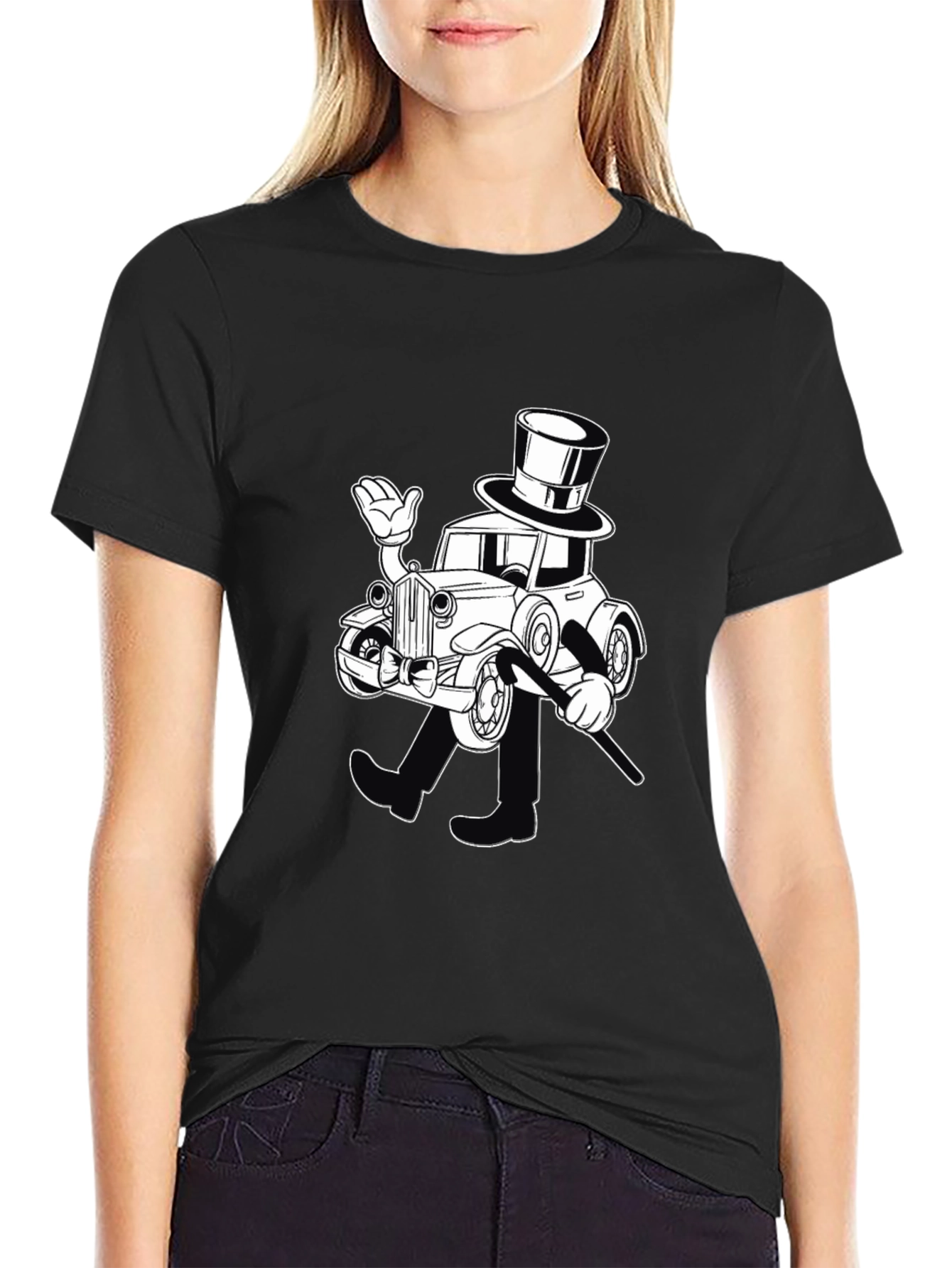Monopoly Car T-Shirt - Black