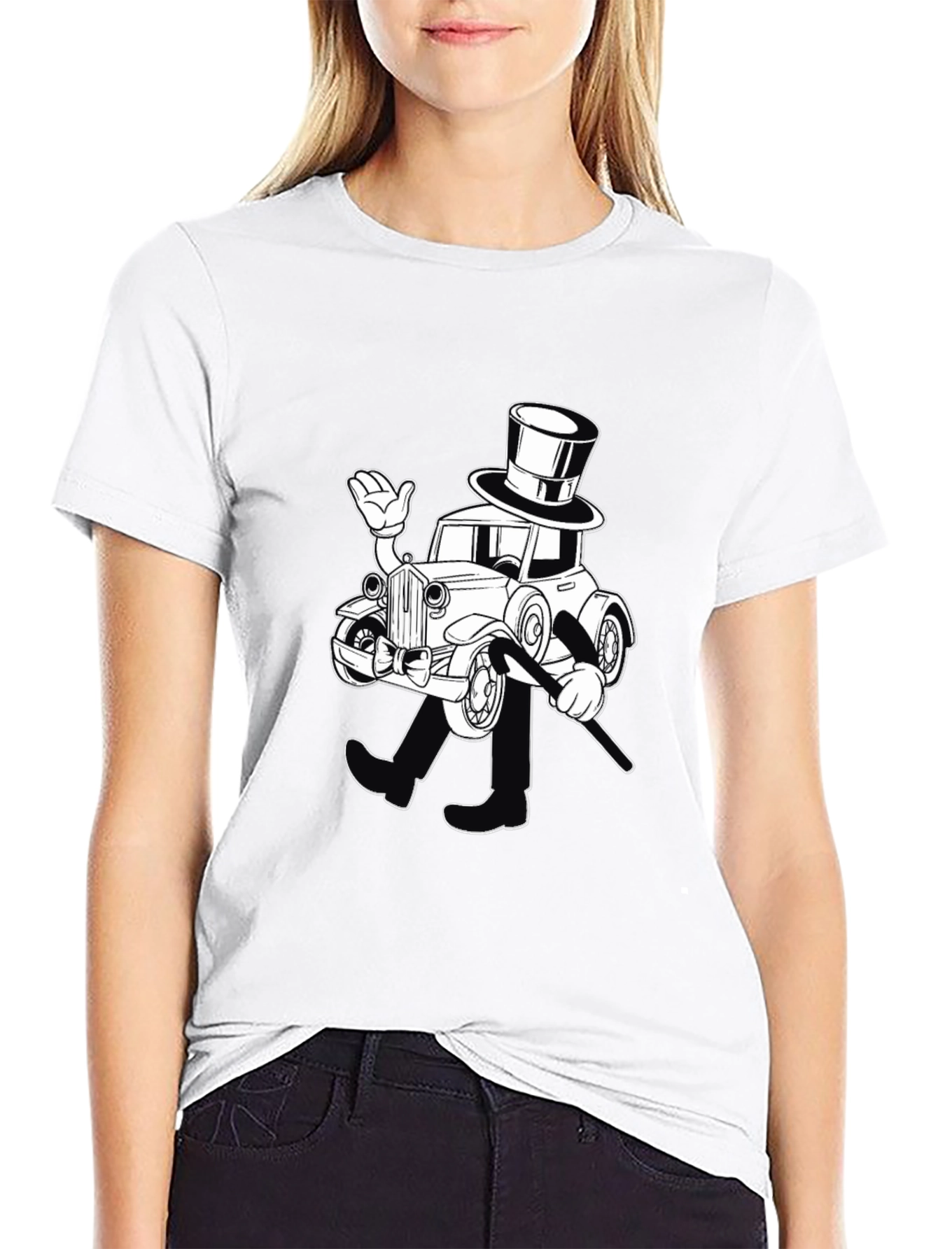 Monopoly Car T-Shirt - Black