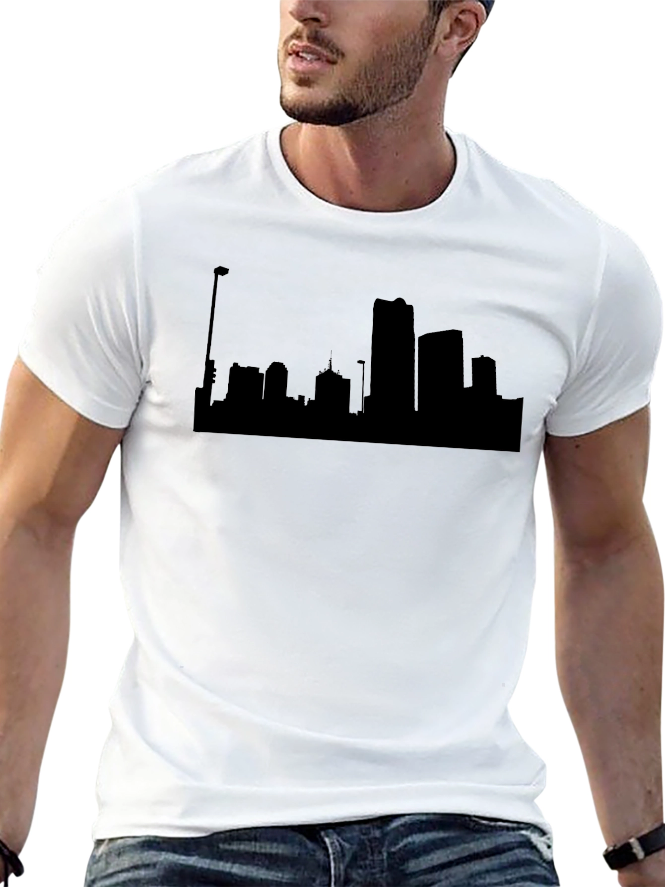 Urban Silhouette Black T-Shirt